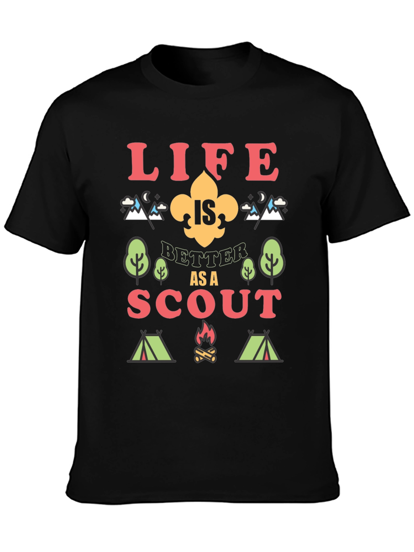 Life Is Better As a Scout Graphic T-Shirt