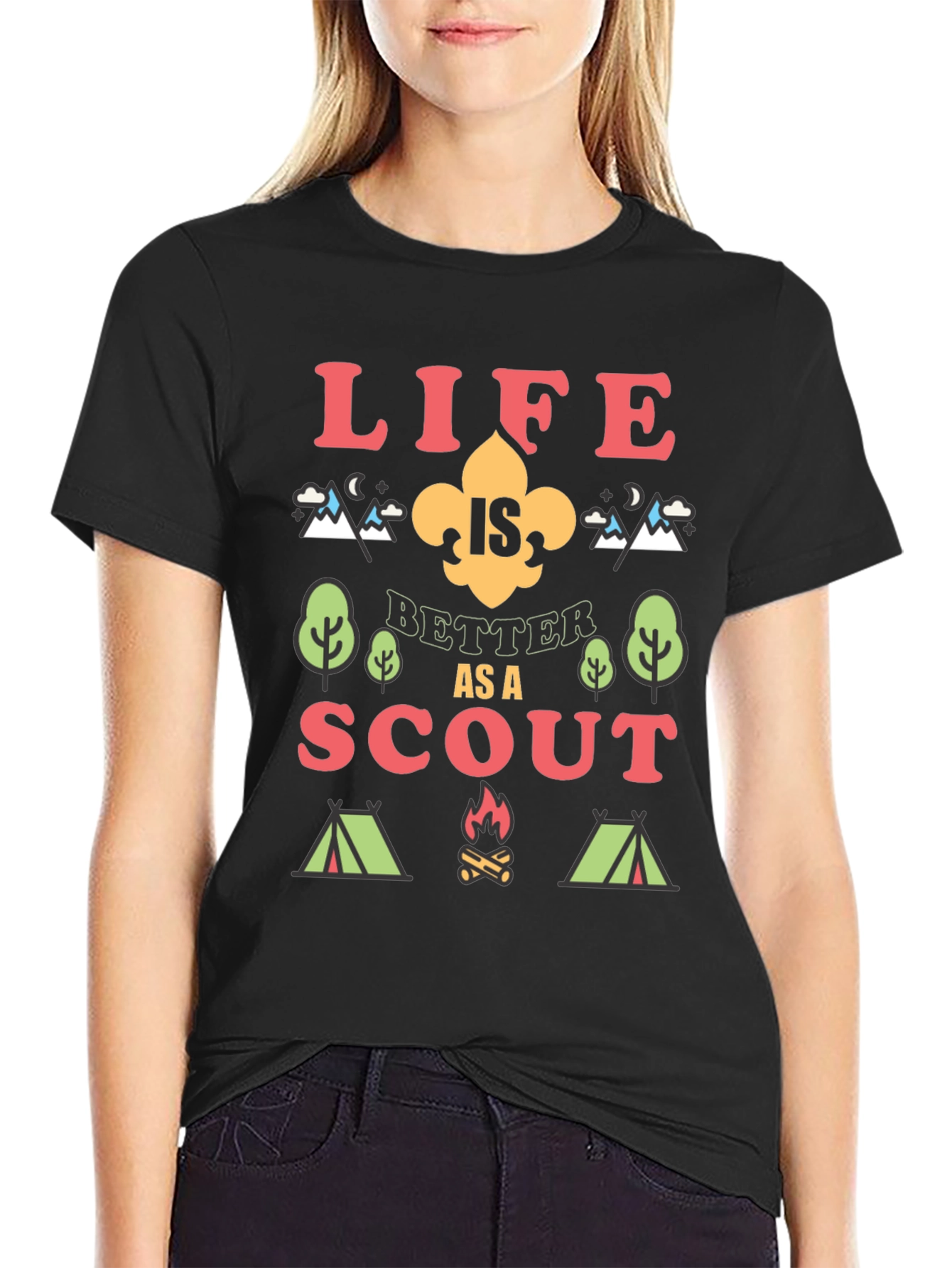 Life Is Better As a Scout Graphic T-Shirt