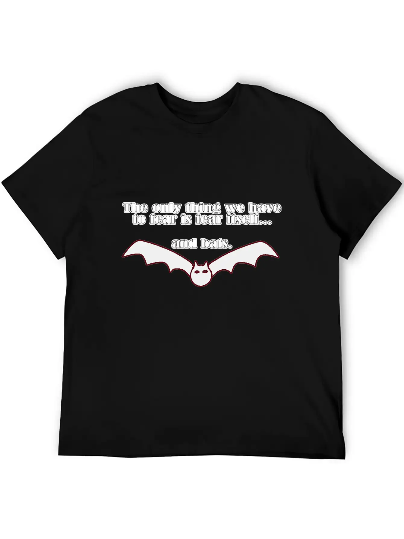 Fear Bats Stylish Everyday T-Shirt – Unisex Basic Cotton Tee