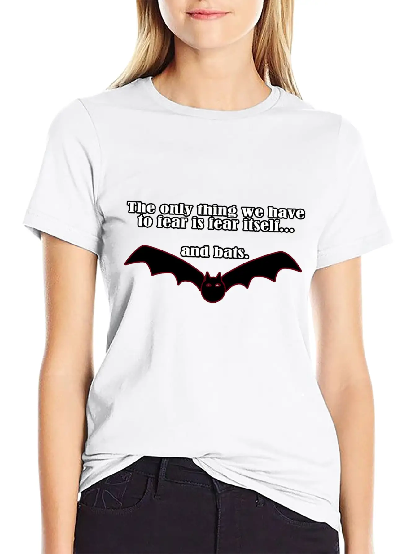 Fear Bats Stylish Everyday T-Shirt – Unisex Basic Cotton Tee
