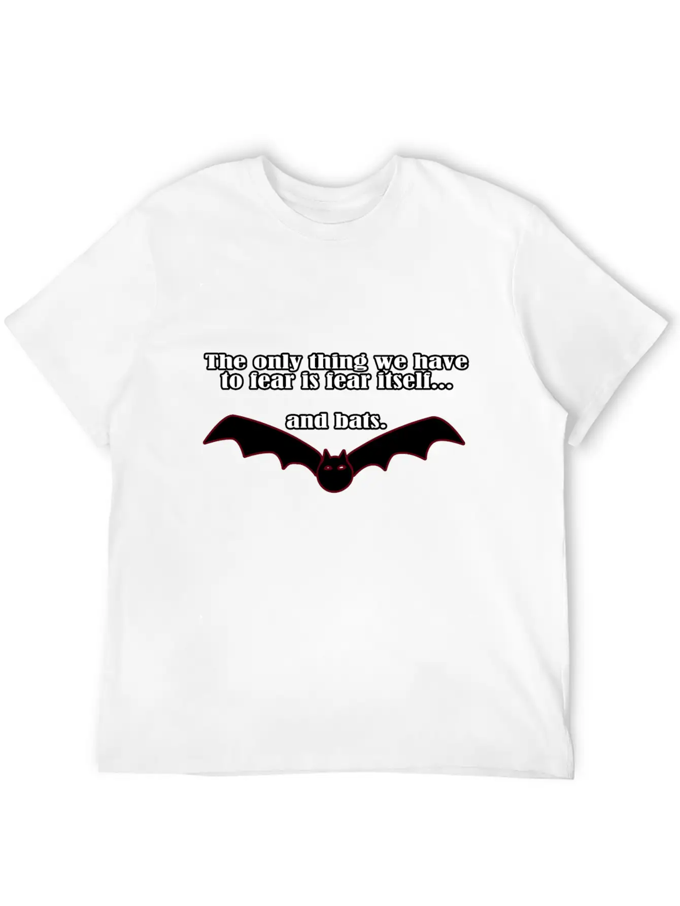 Fear Bats Stylish Everyday T-Shirt – Unisex Basic Cotton Tee