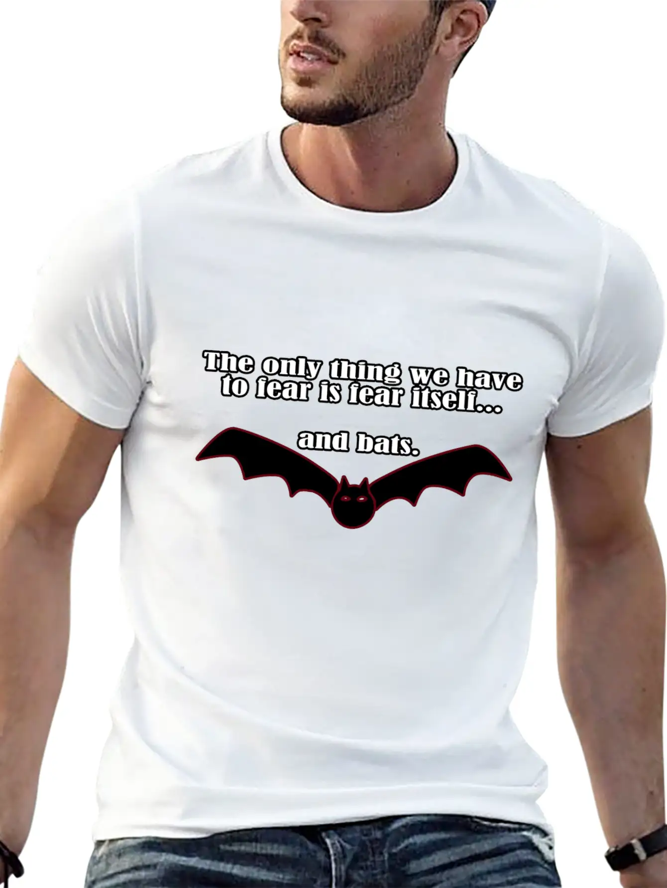 Fear Bats Stylish Everyday T-Shirt – Unisex Basic Cotton Tee