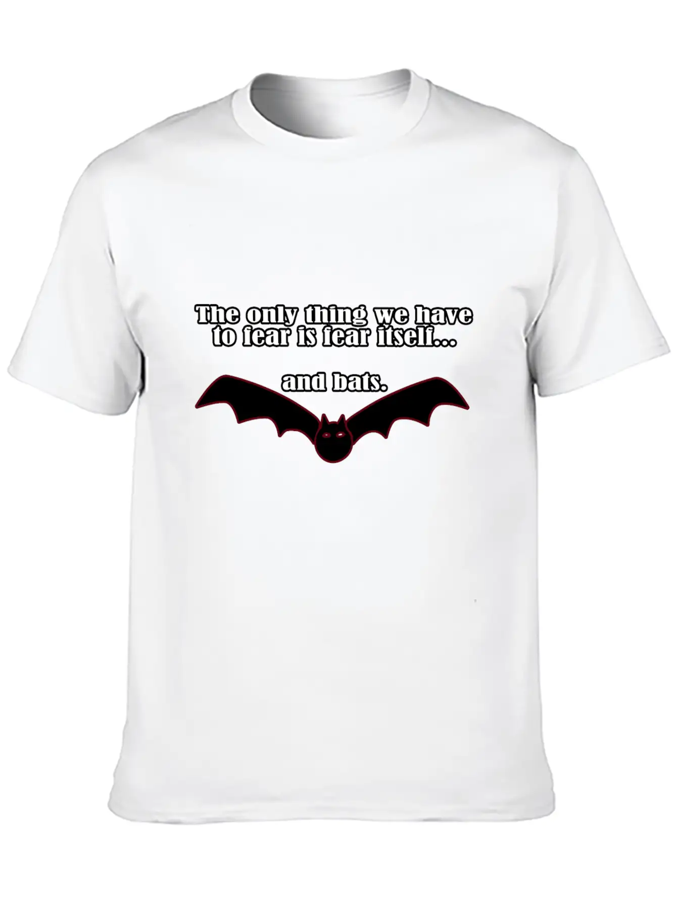Fear Bats Stylish Everyday T-Shirt – Unisex Basic Cotton Tee