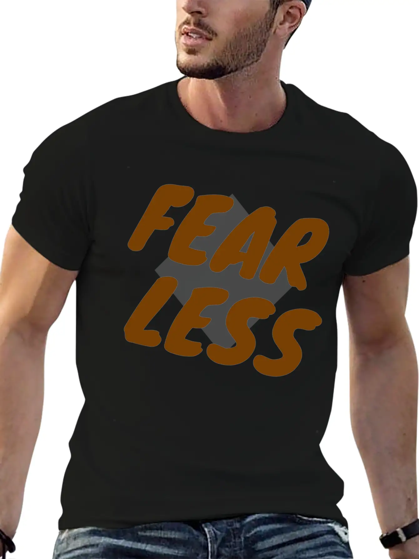 Fear Less Basic Graphic T-Shirt – Daily Comfort In Soft Cotton