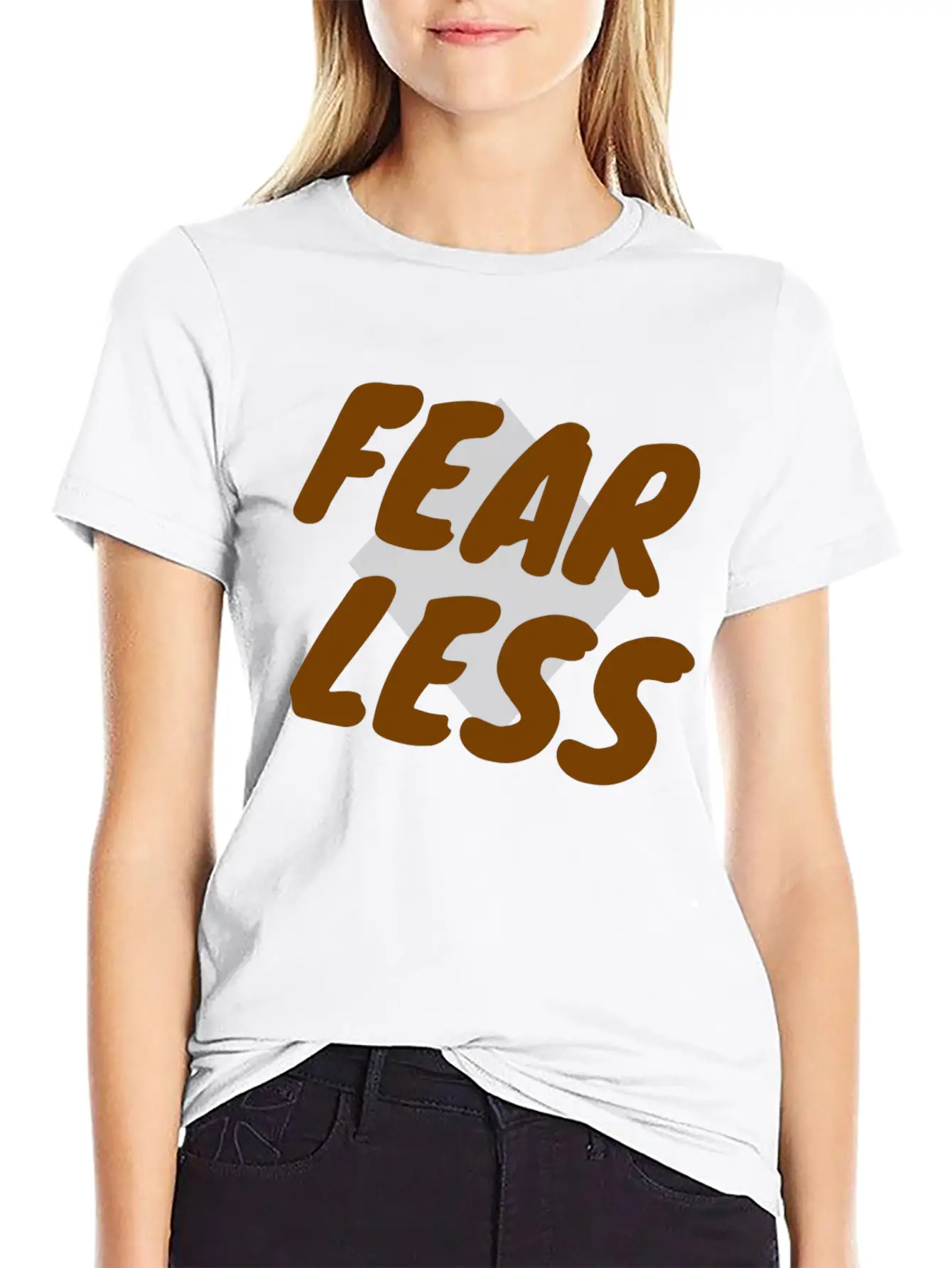 Fear Less Basic Graphic T-Shirt – Daily Comfort In Soft Cotton