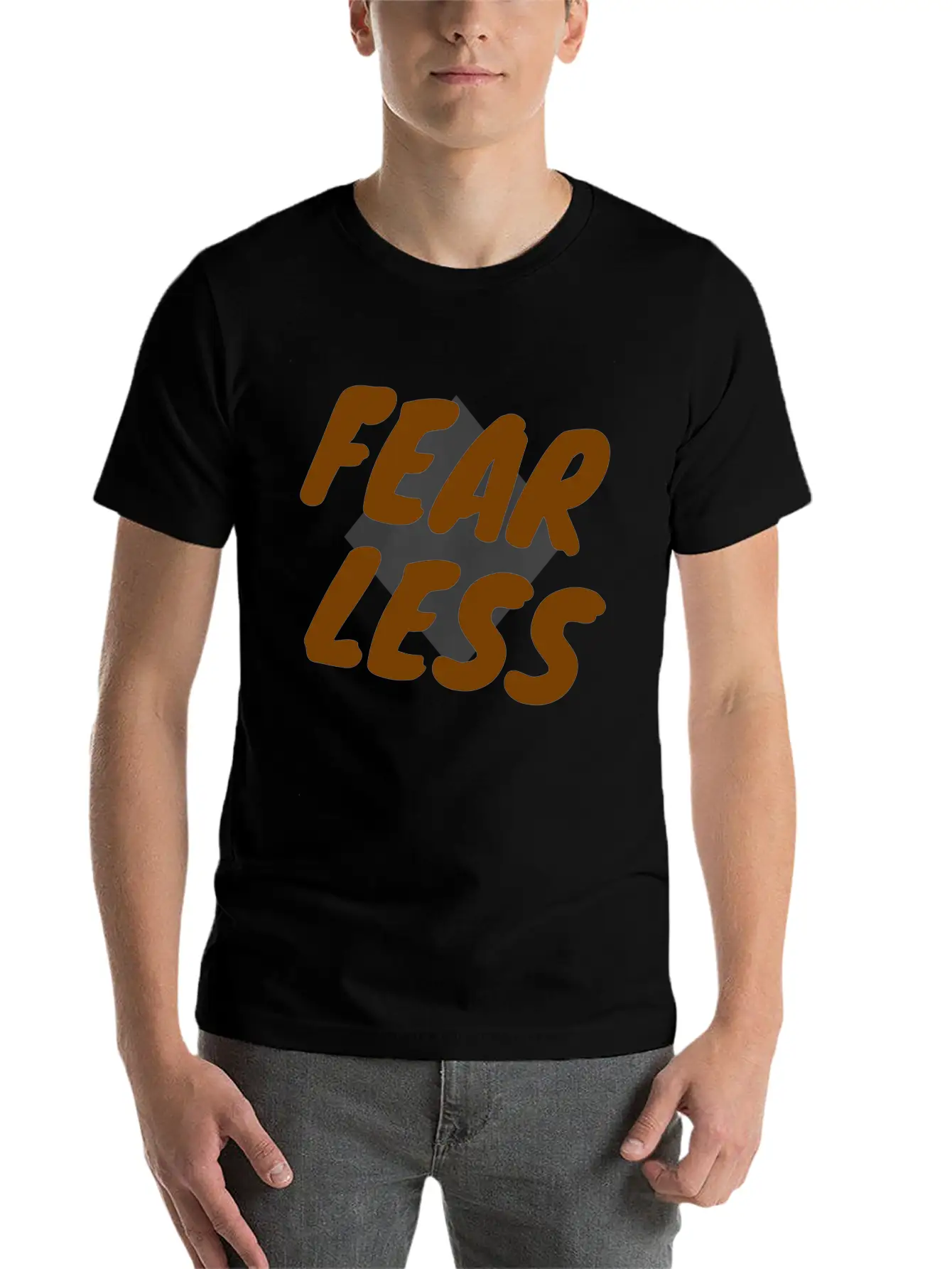 Fear Less Basic Graphic T-Shirt – Daily Comfort In Soft Cotton