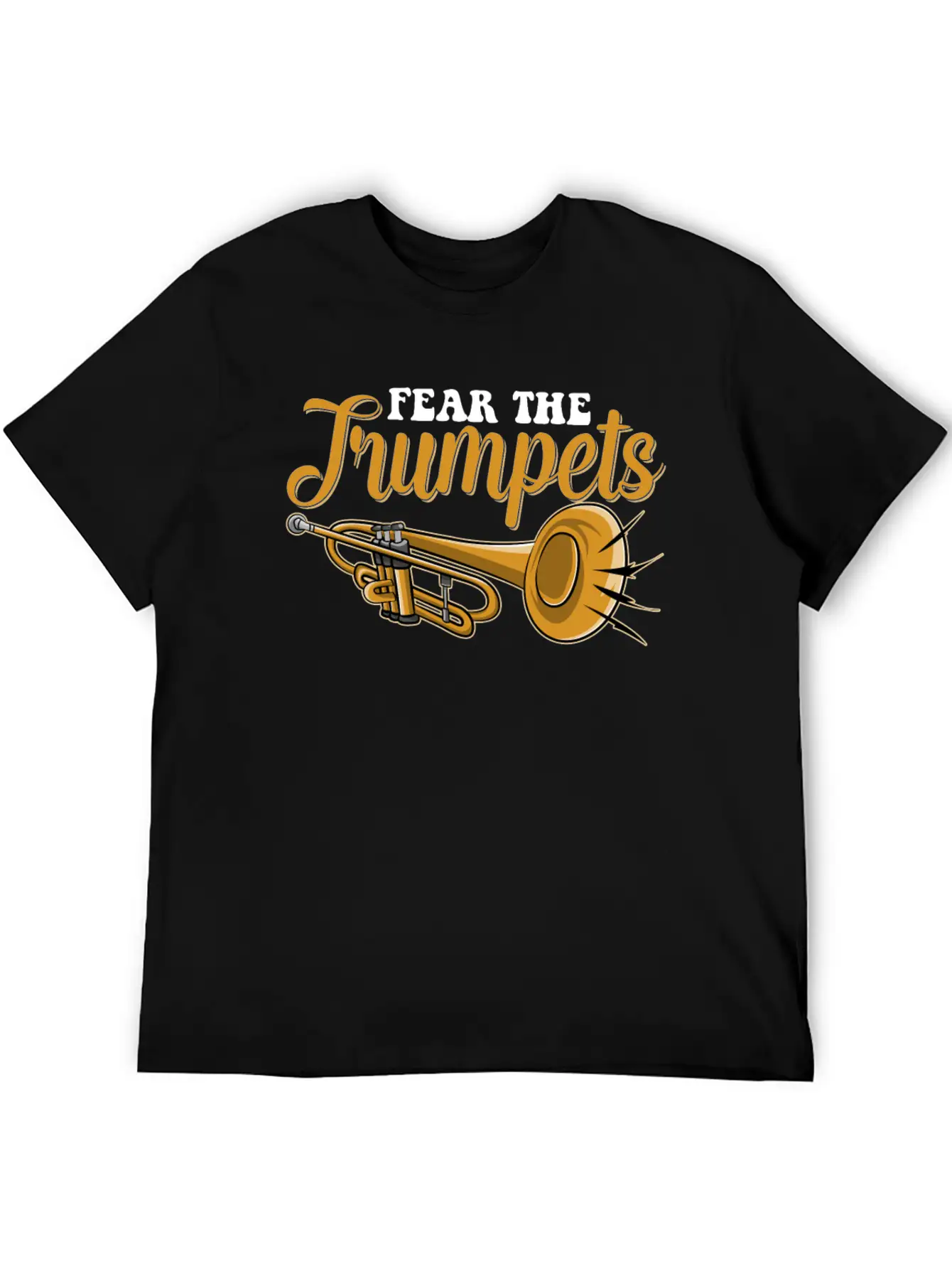 Fear The Trumpets Unisex Short Sleeve Soft Cotton T-Shirt – Casual Everyday Wear