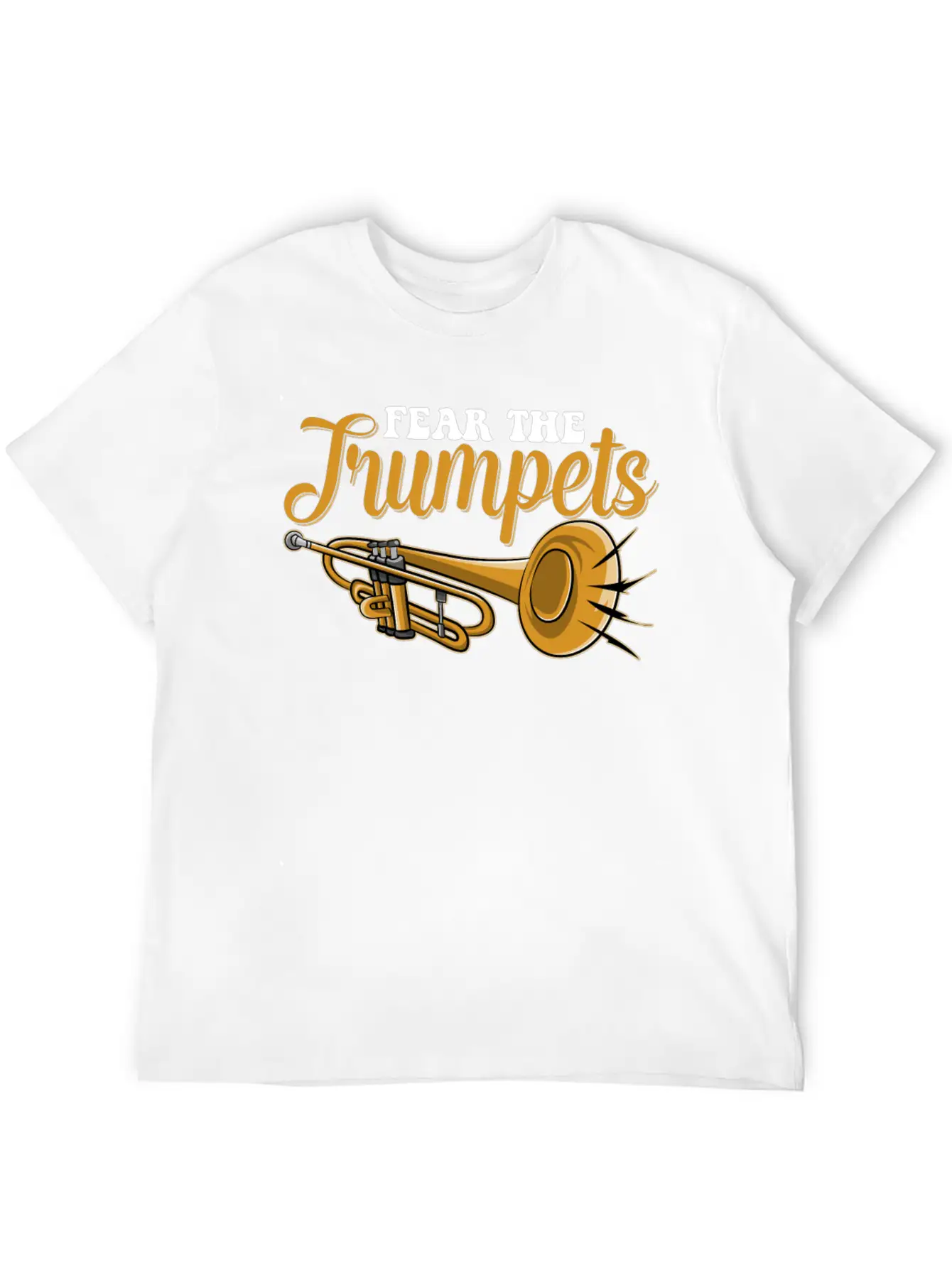 Fear The Trumpets Unisex Short Sleeve Soft Cotton T-Shirt – Casual Everyday Wear