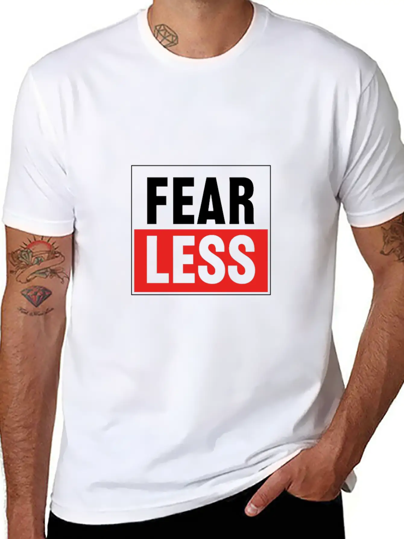 Fearless Basic Graphic T-Shirt – Daily Comfort In Soft Cotton