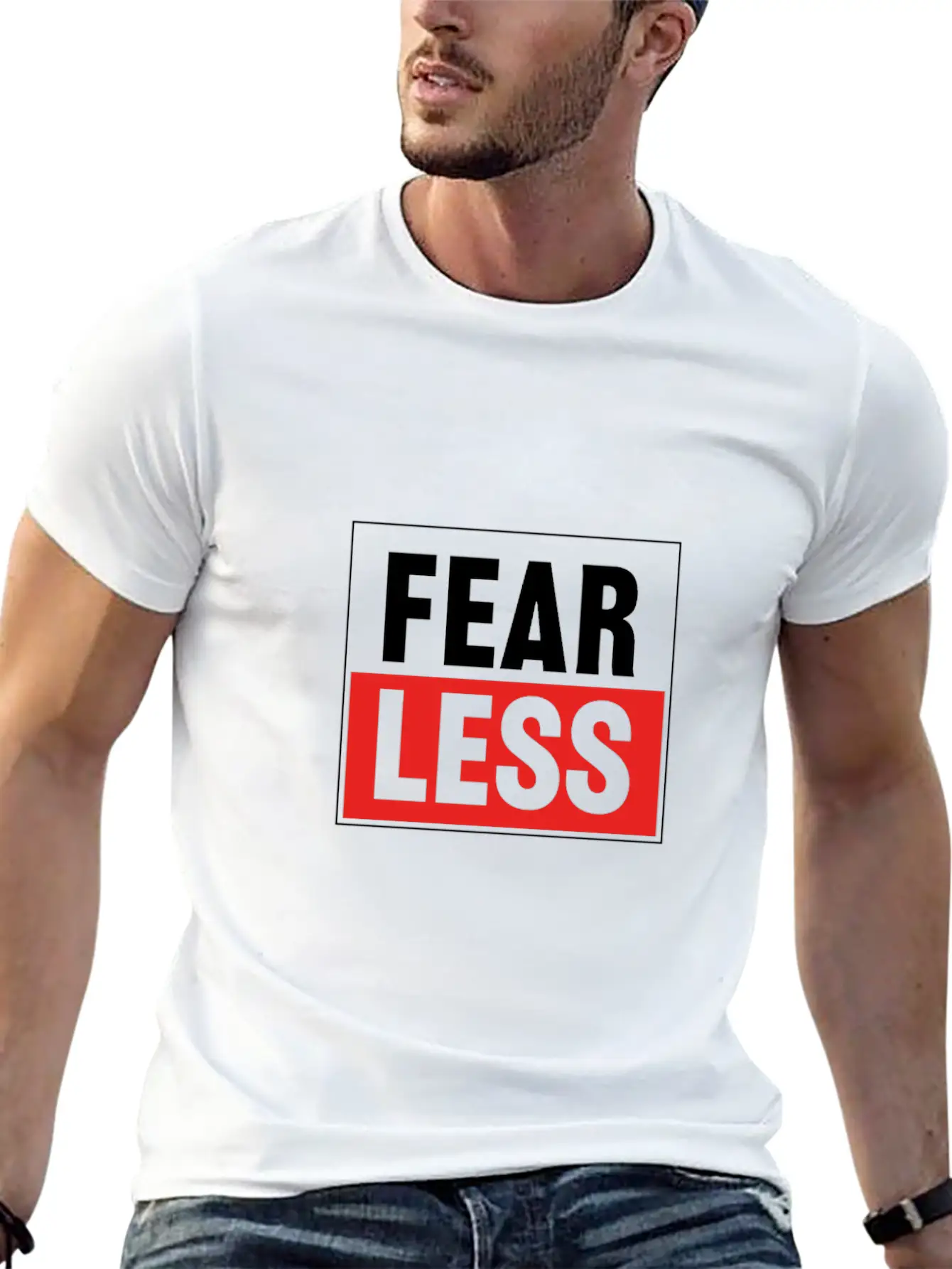 Fearless Basic Graphic T-Shirt – Daily Comfort In Soft Cotton