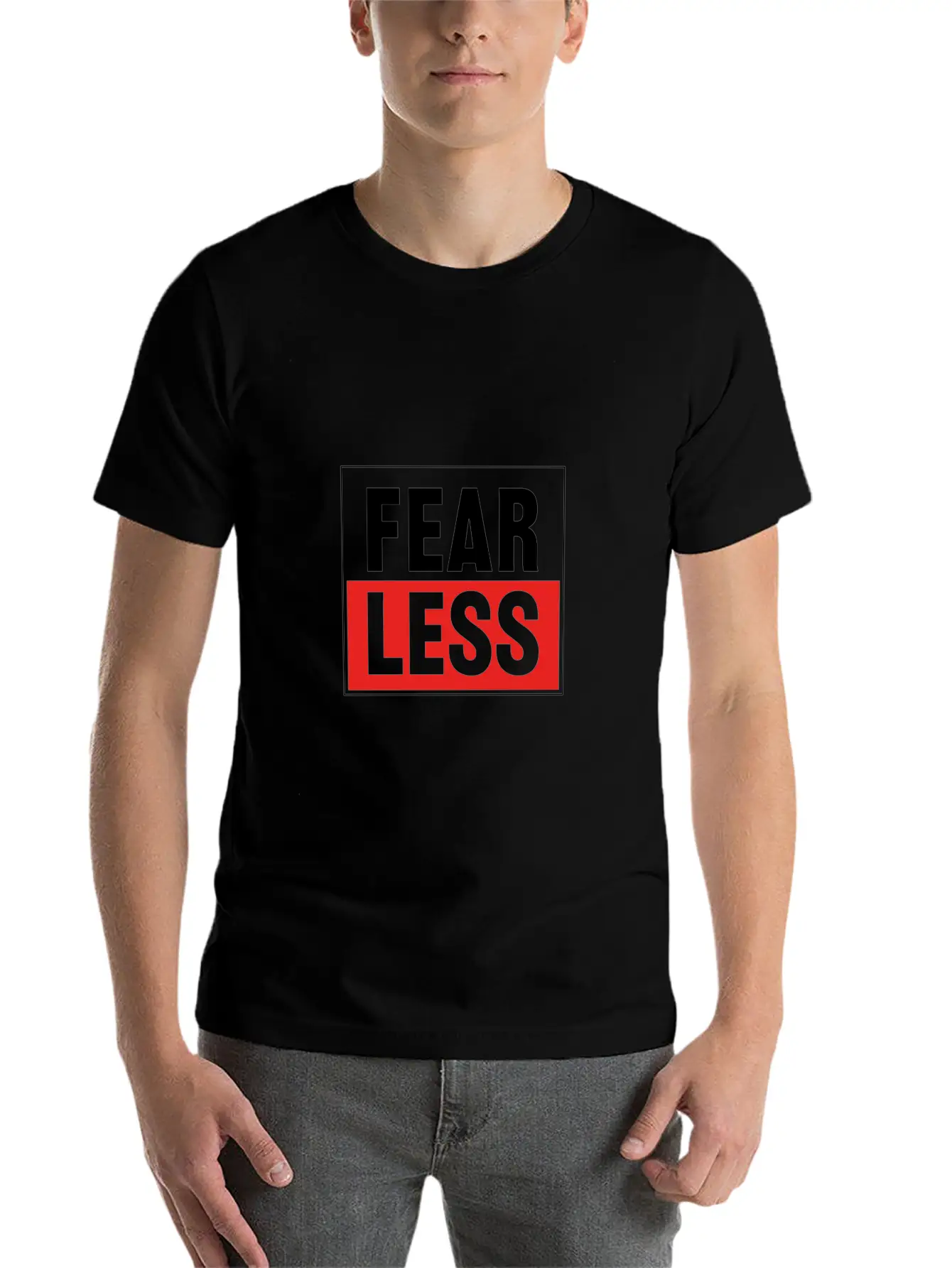 Fearless Basic Graphic T-Shirt – Daily Comfort In Soft Cotton