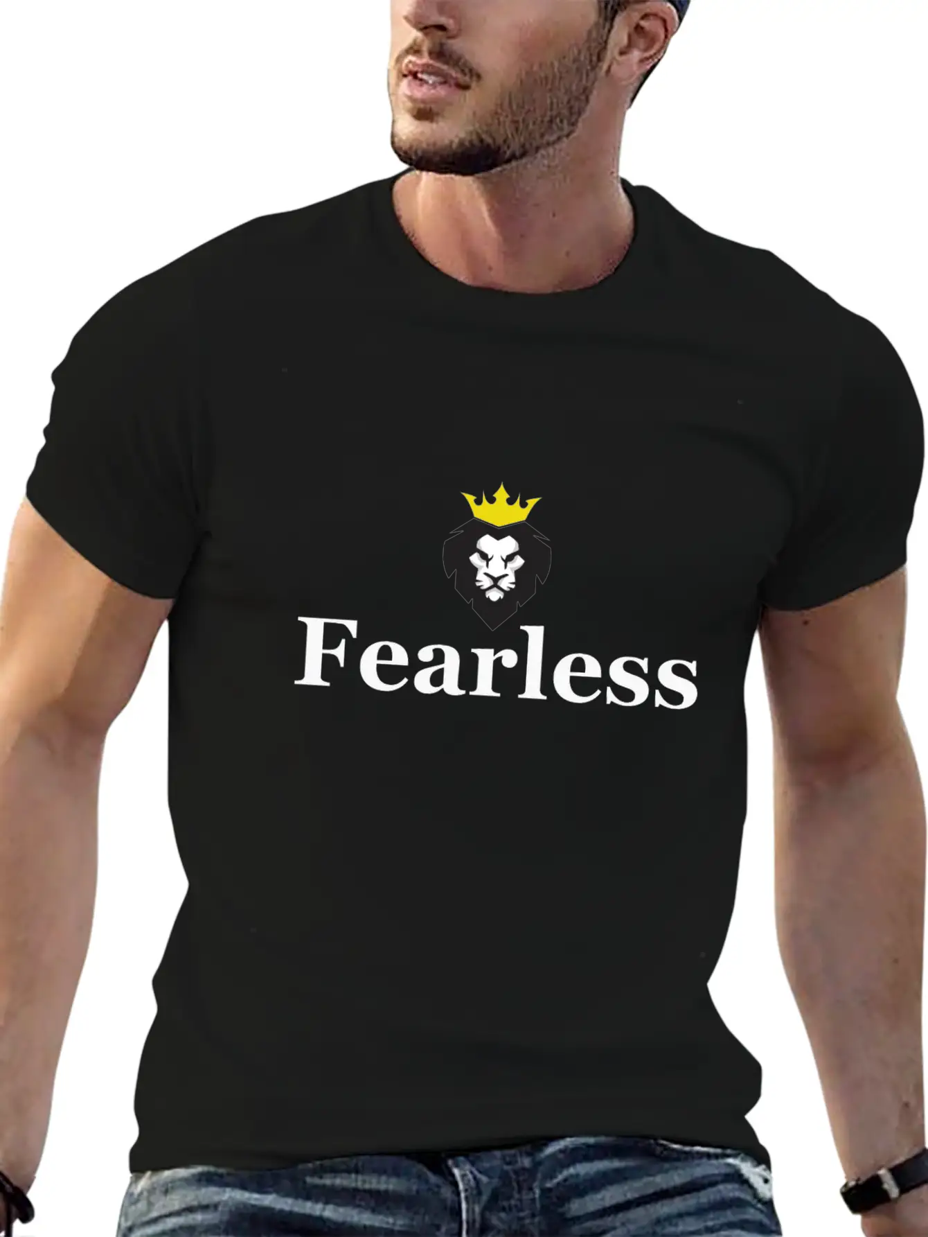 Fearless Unisex Short Sleeve Soft Cotton T-Shirt – Casual Everyday Wear