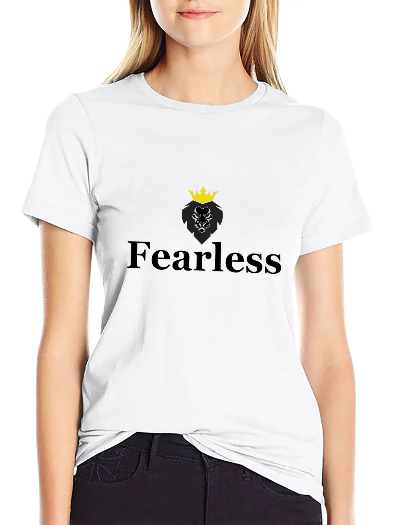 Fearless Unisex Short Sleeve Soft Cotton T-Shirt – Casual Everyday Wear