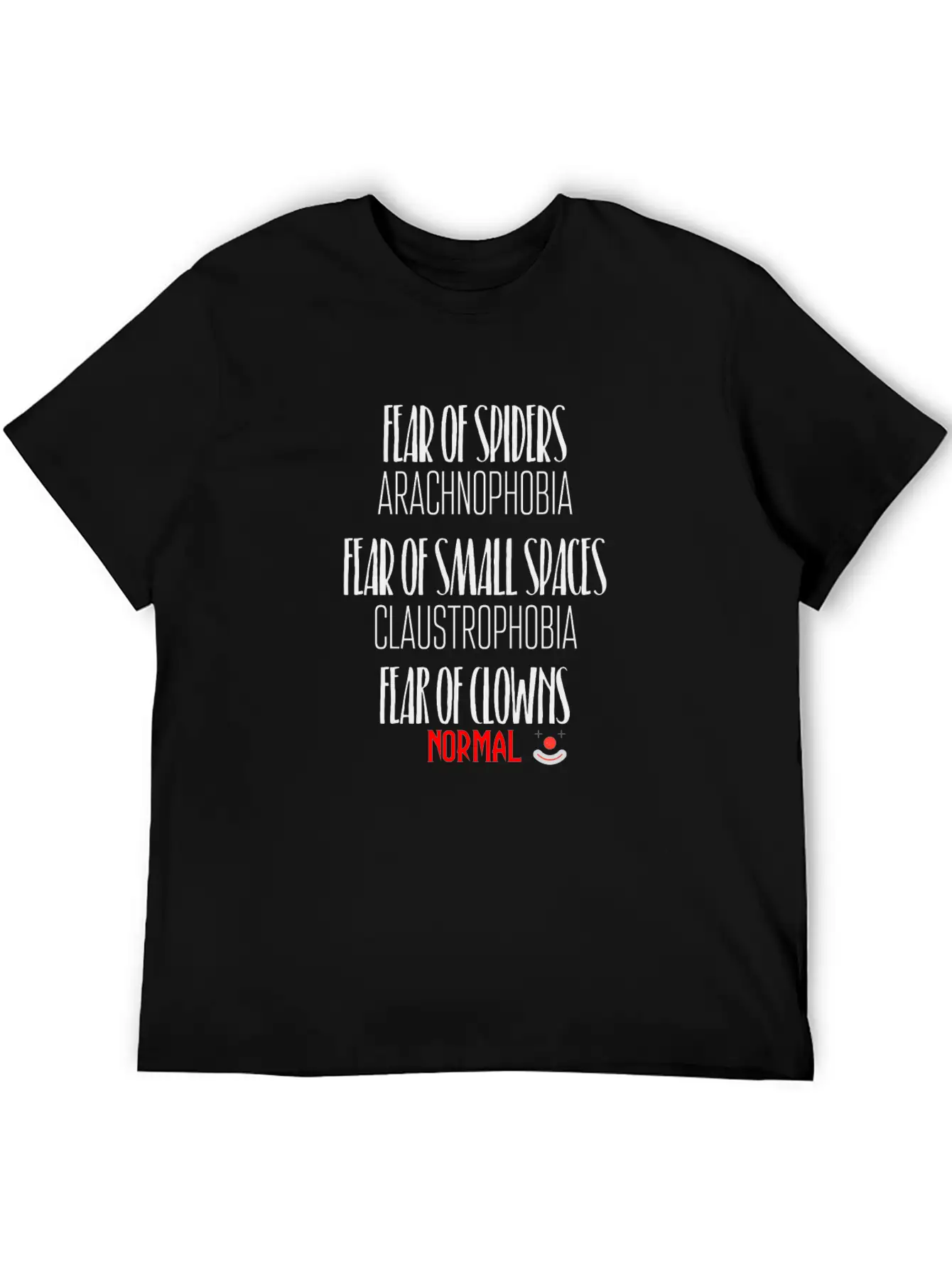Fears Unisex Short Sleeve Soft Cotton T-Shirt – Casual Everyday Wear
