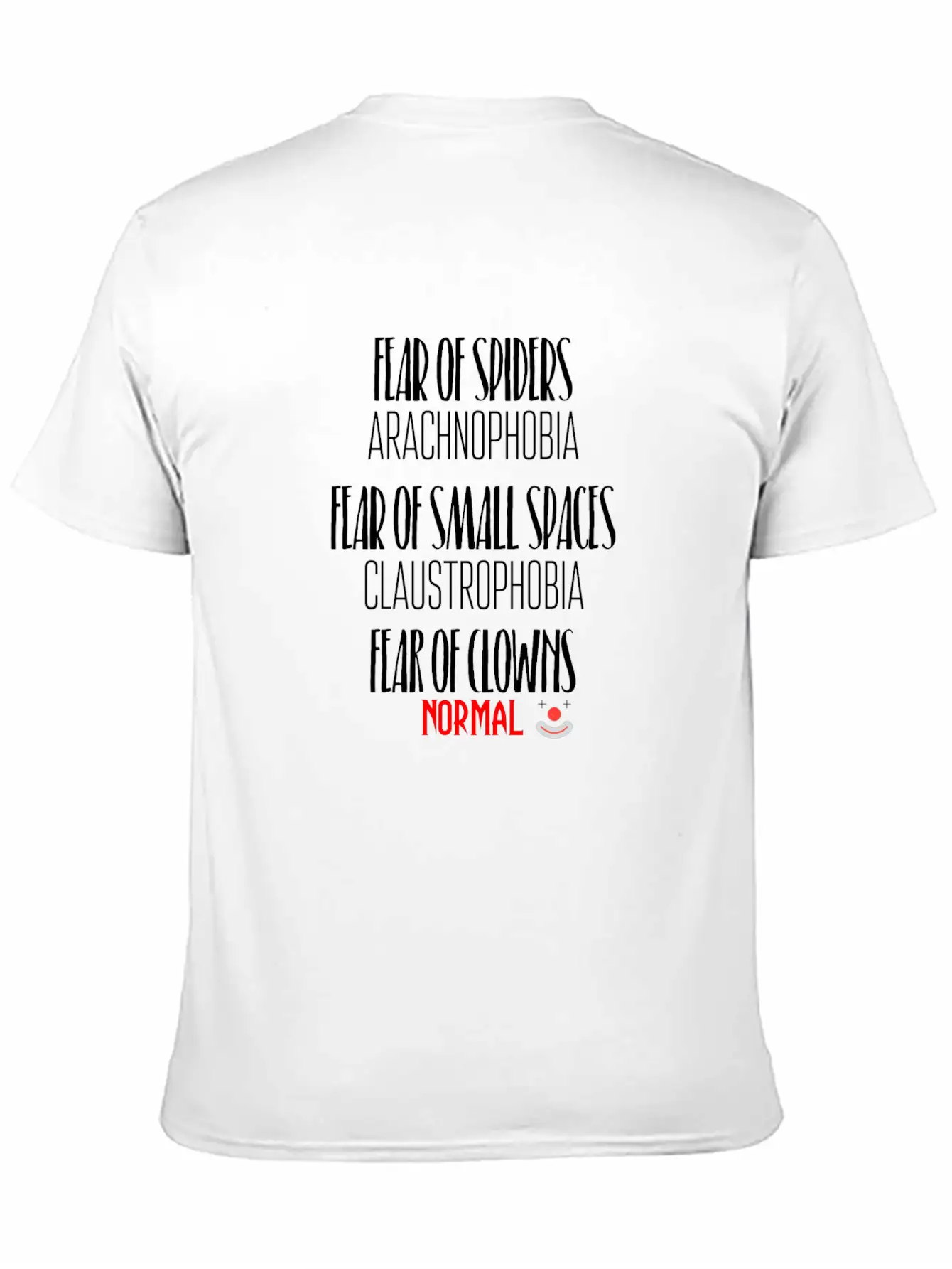 Fears Unisex Short Sleeve Soft Cotton T-Shirt – Casual Everyday Wear