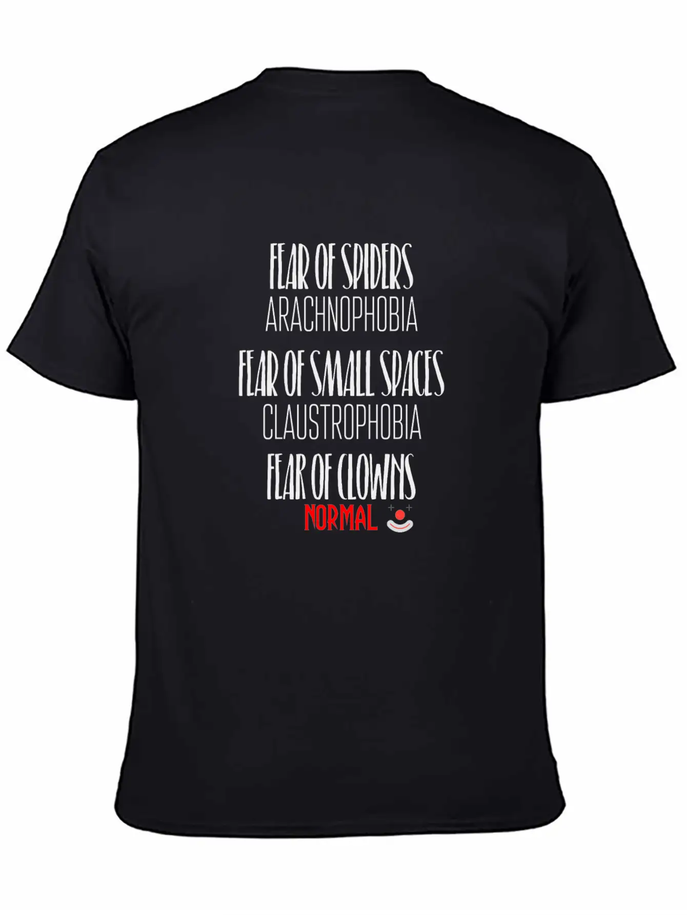 Fears Unisex Short Sleeve Soft Cotton T-Shirt – Casual Everyday Wear