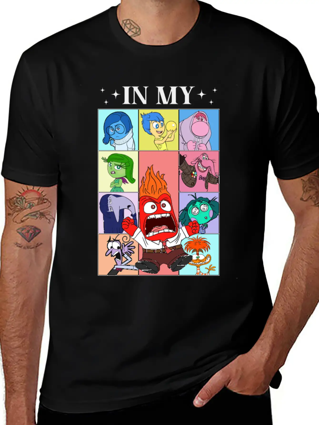Feel Every Emotion Inside Out Emotional Adventure Basic Graphic T-Shirt – Daily Comfort In Soft Cotton