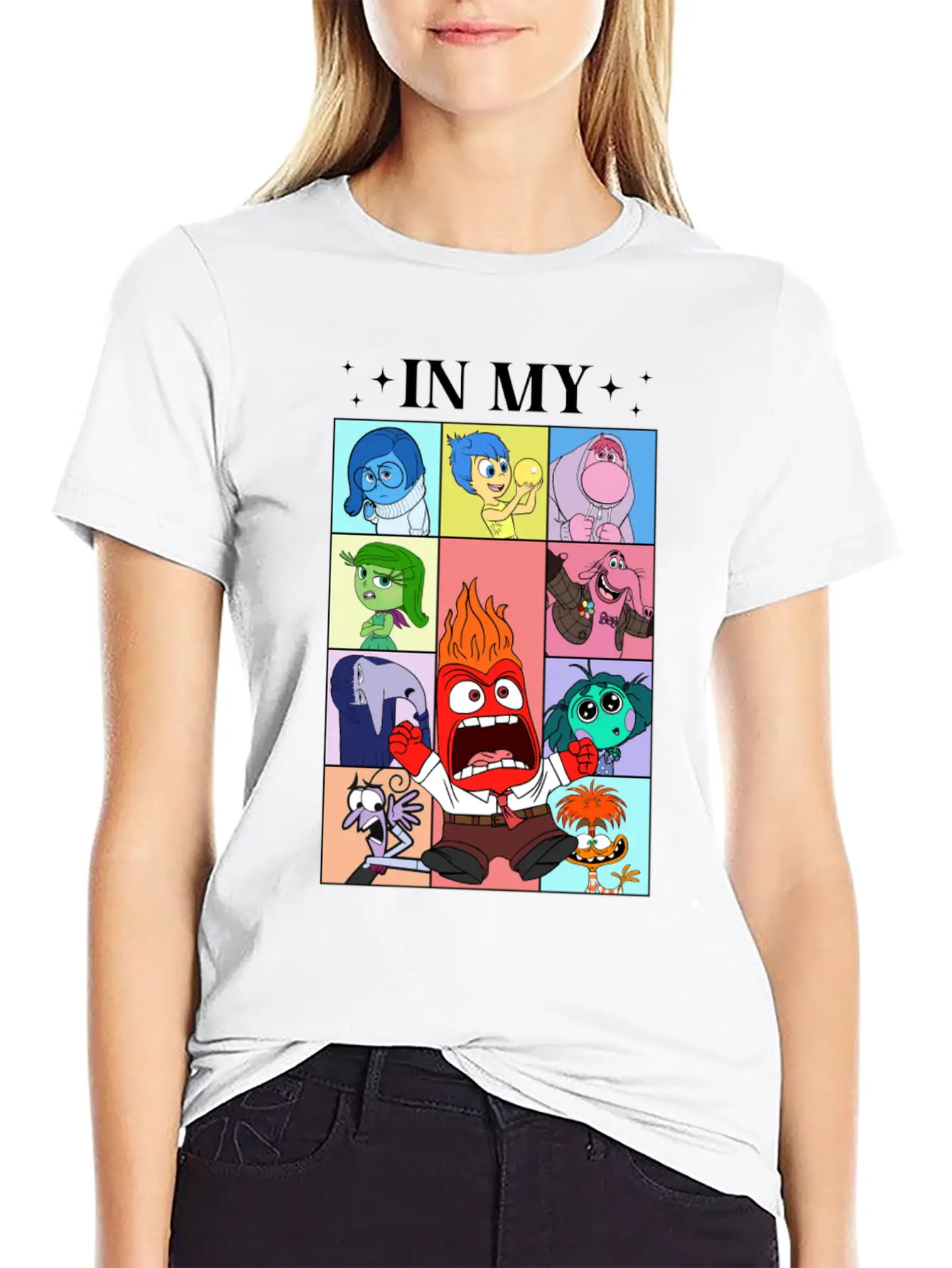 Feel Every Emotion Inside Out Emotional Adventure Basic Graphic T-Shirt – Daily Comfort In Soft Cotton