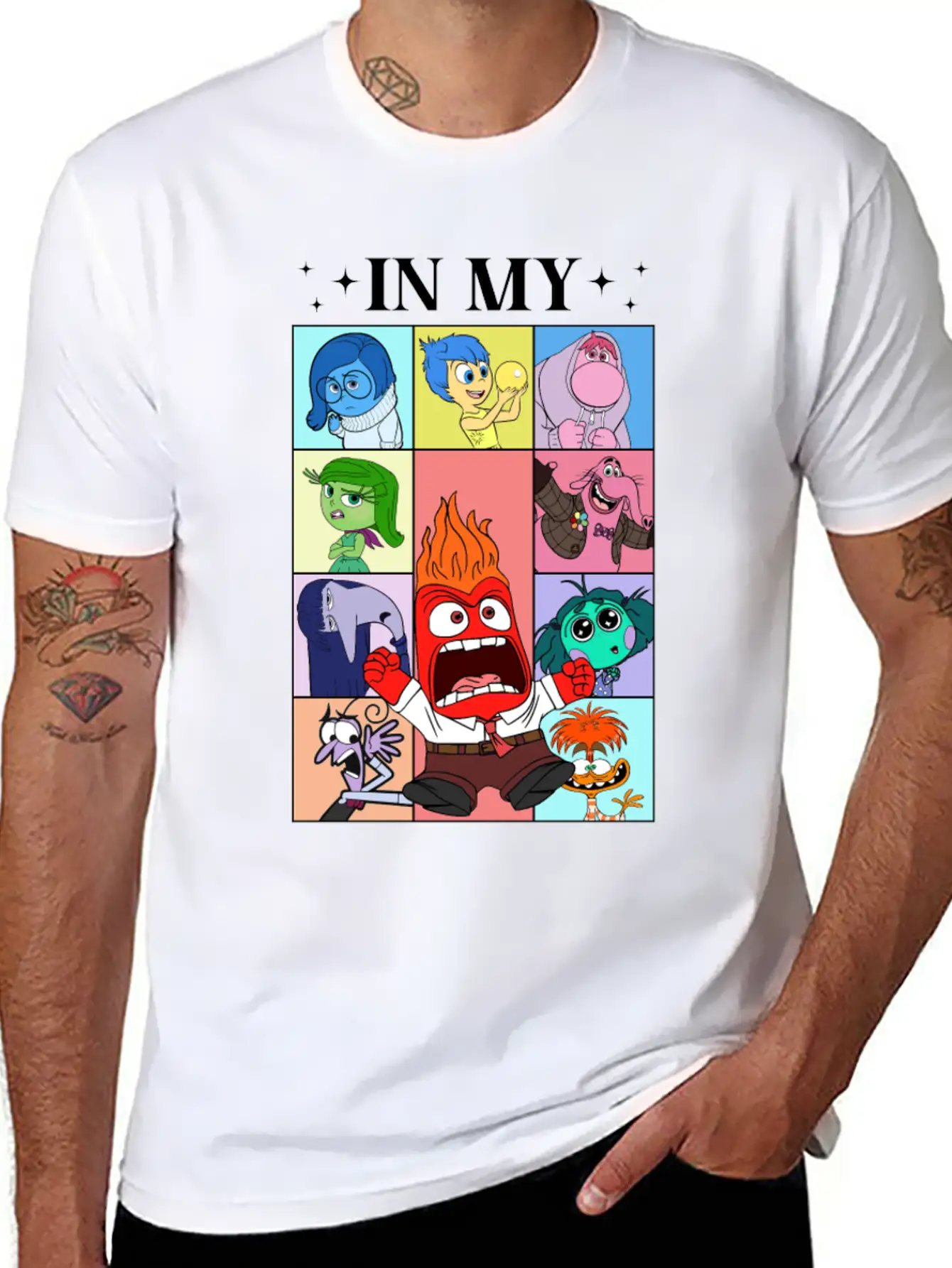 Feel Every Emotion Inside Out Emotional Adventure Basic Graphic T-Shirt – Daily Comfort In Soft Cotton