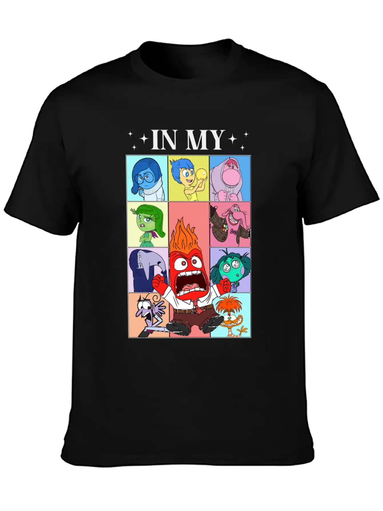Feel Every Emotion Inside Out Emotional Adventure Basic Graphic T-Shirt – Daily Comfort In Soft Cotton