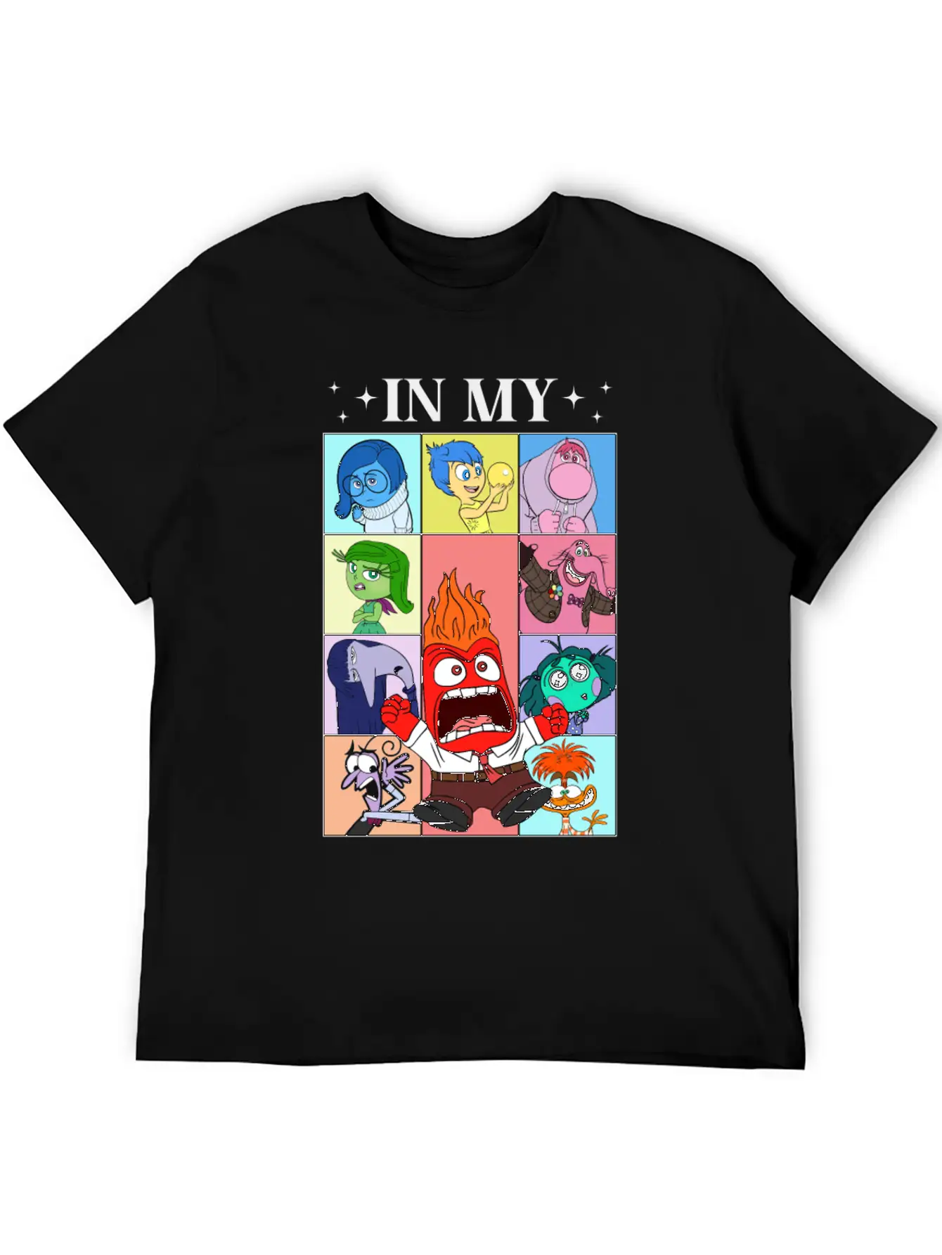 Feel Every Emotion Inside Out Emotional Adventure Basic Graphic T-Shirt – Daily Comfort In Soft Cotton