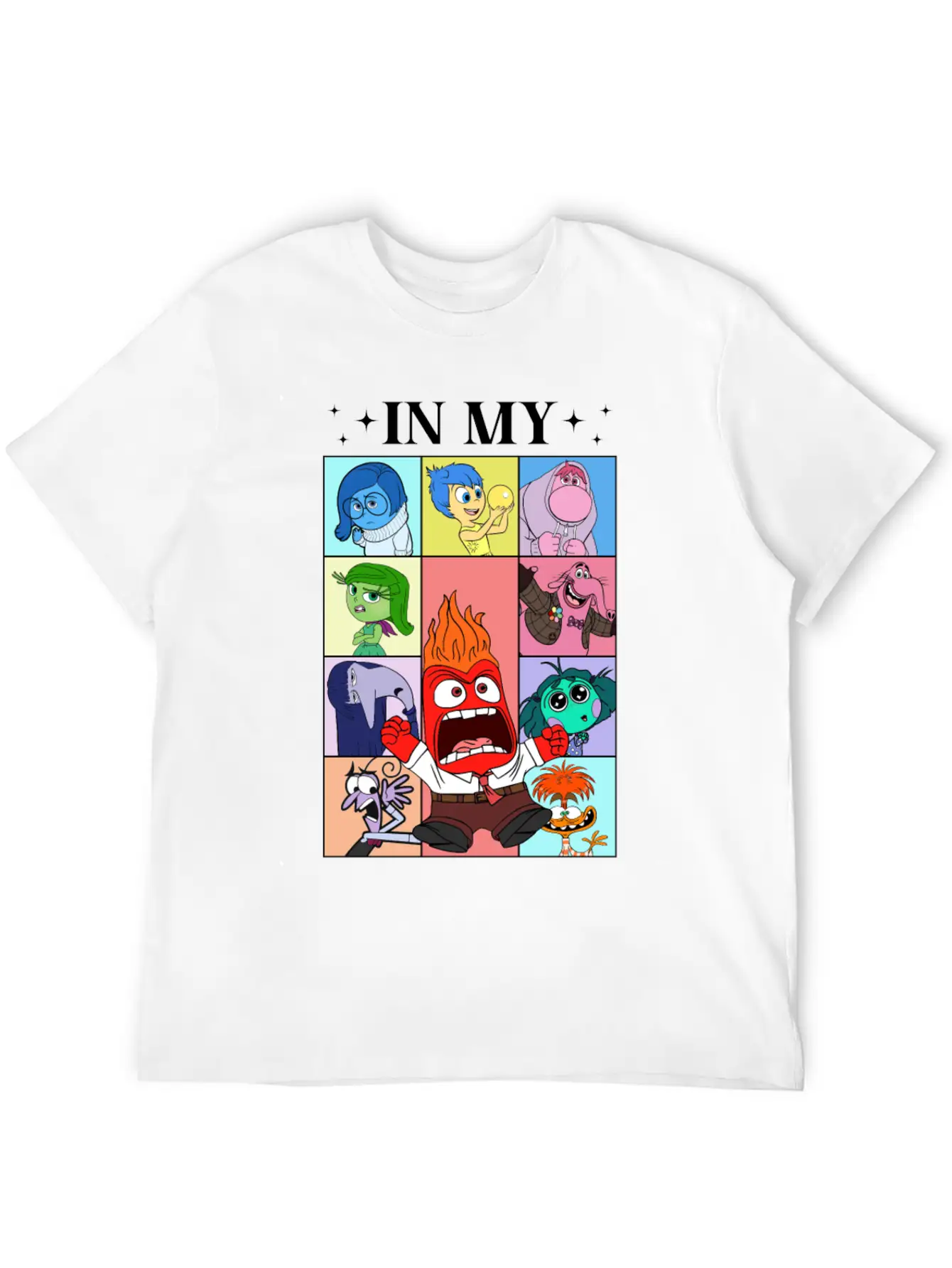 Feel Every Emotion Inside Out Emotional Adventure Basic Graphic T-Shirt – Daily Comfort In Soft Cotton