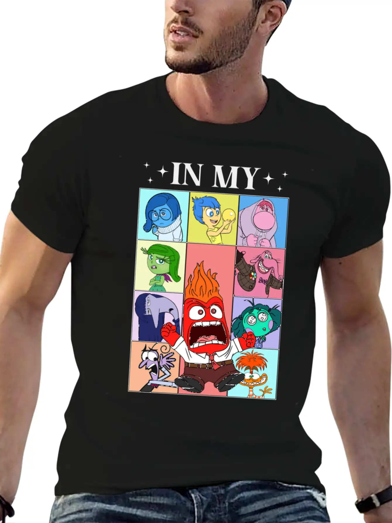 Feel Every Emotion Inside Out Emotional Adventure Basic Graphic T-Shirt – Daily Comfort In Soft Cotton