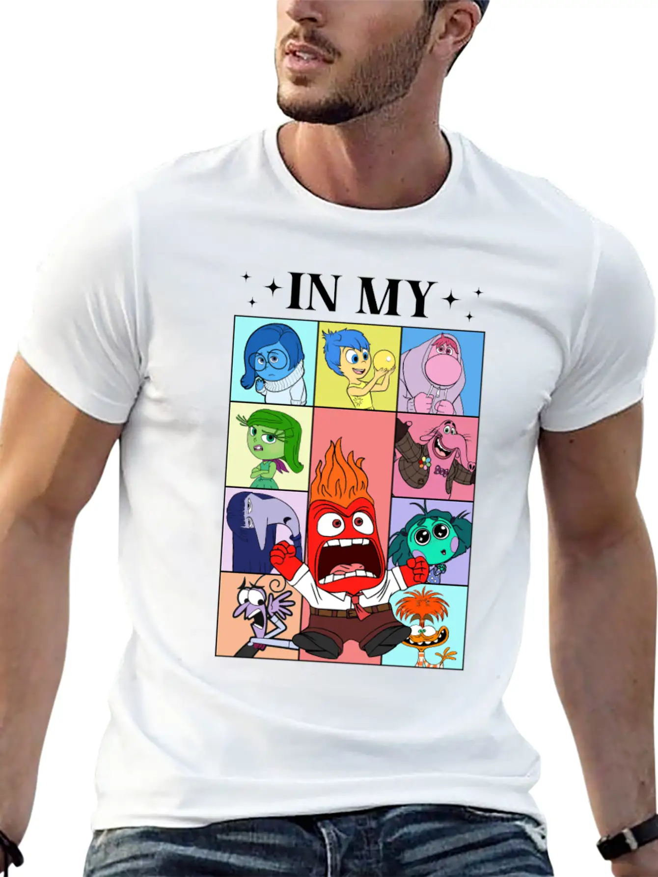 Feel Every Emotion Inside Out Emotional Adventure Basic Graphic T-Shirt – Daily Comfort In Soft Cotton