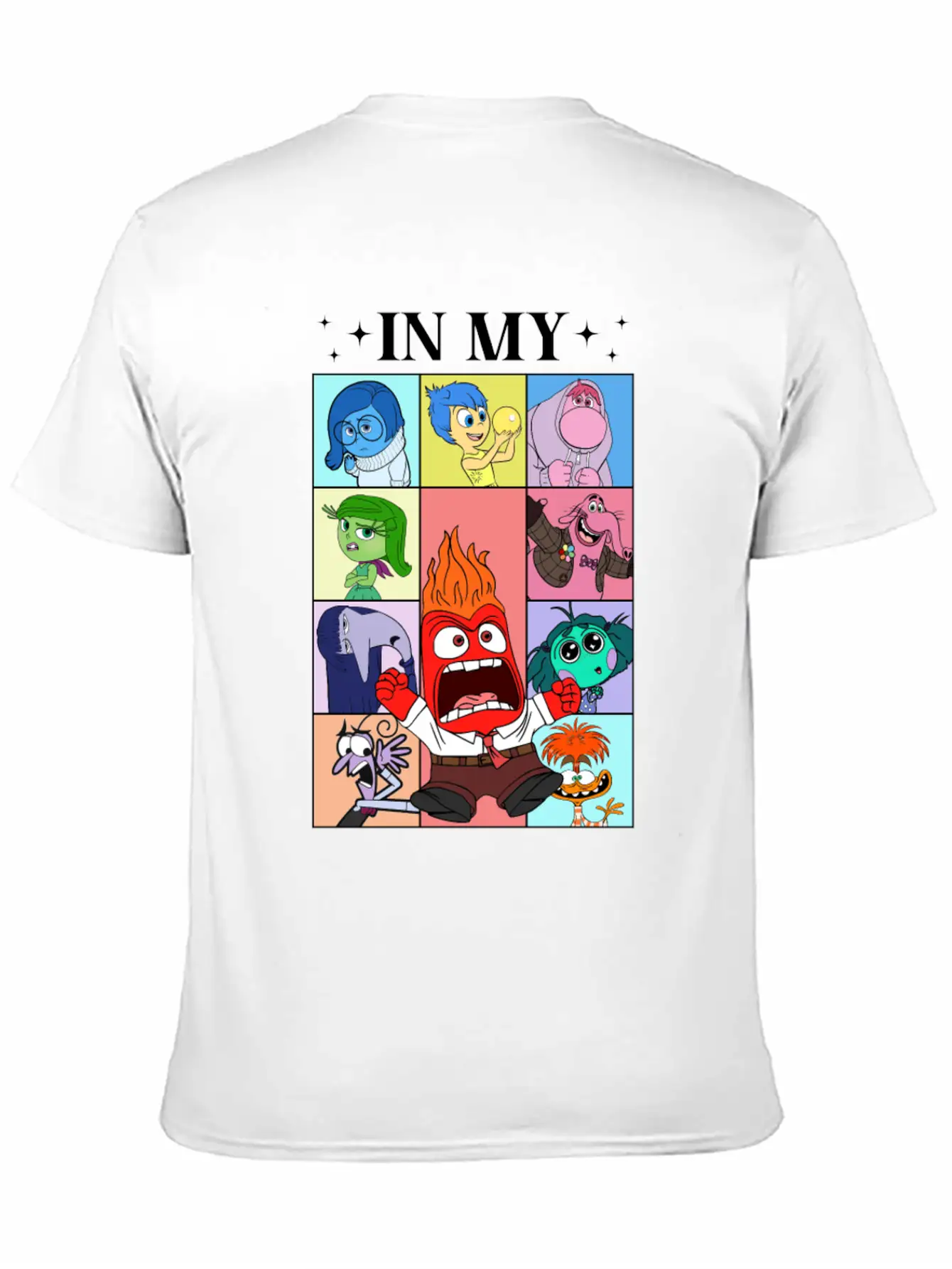Feel Every Emotion Inside Out Emotional Adventure Basic Graphic T-Shirt – Daily Comfort In Soft Cotton