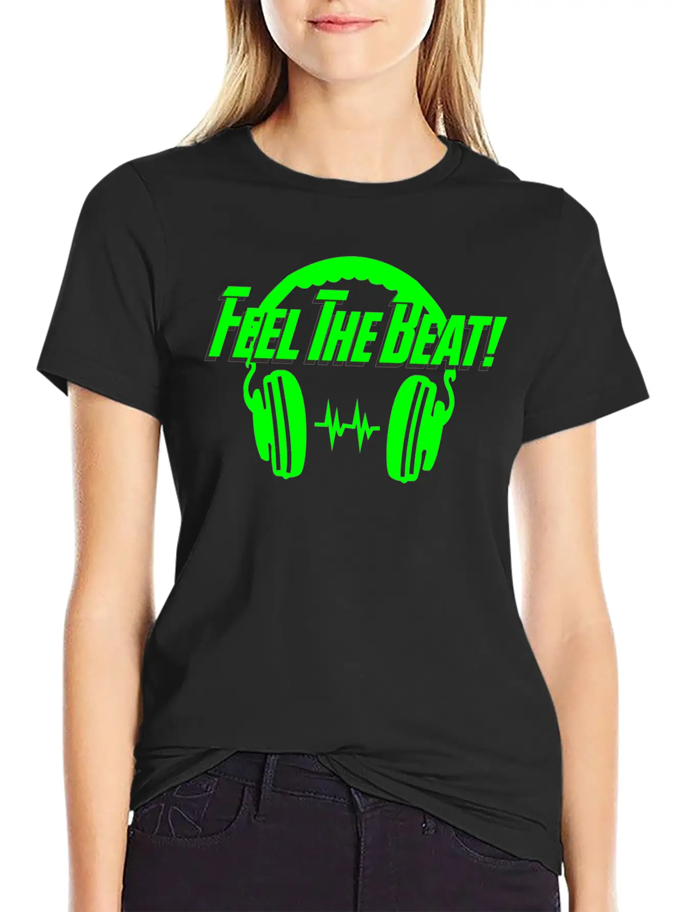 Feel The Beat Unisex Casual T-Shirt – Clean Design For Daily Comfort