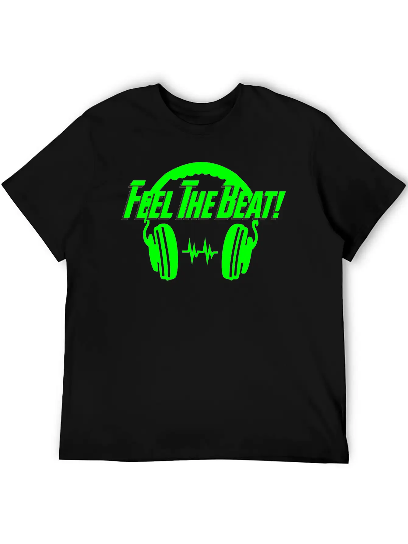 Feel The Beat Unisex Casual T-Shirt – Clean Design For Daily Comfort