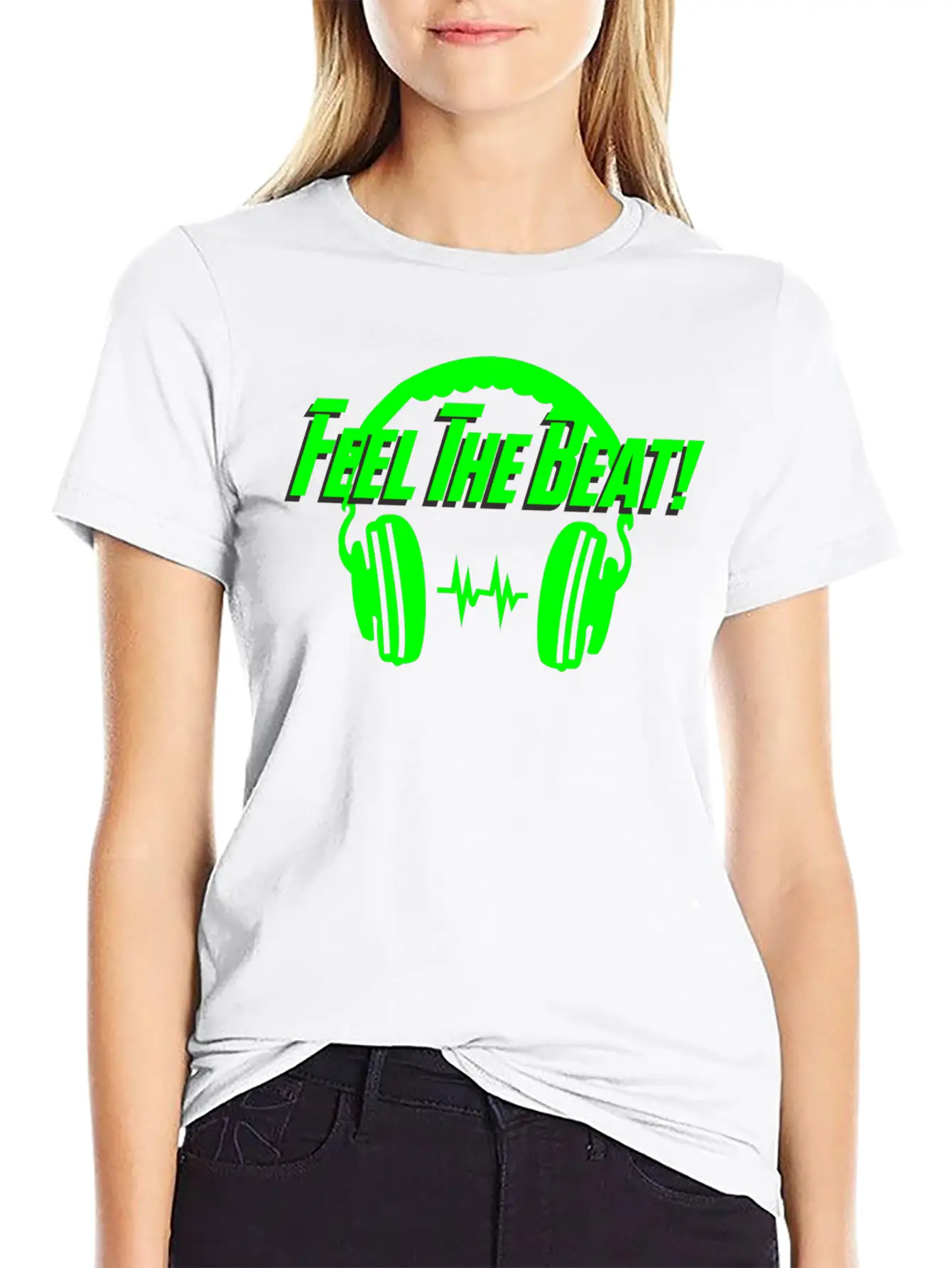 Feel The Beat Unisex Casual T-Shirt – Clean Design For Daily Comfort