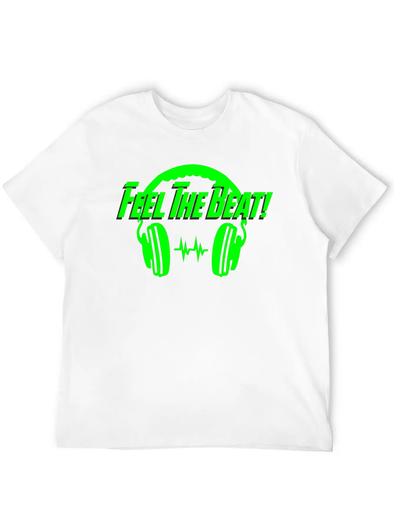 Feel The Beat Unisex Casual T-Shirt – Clean Design For Daily Comfort