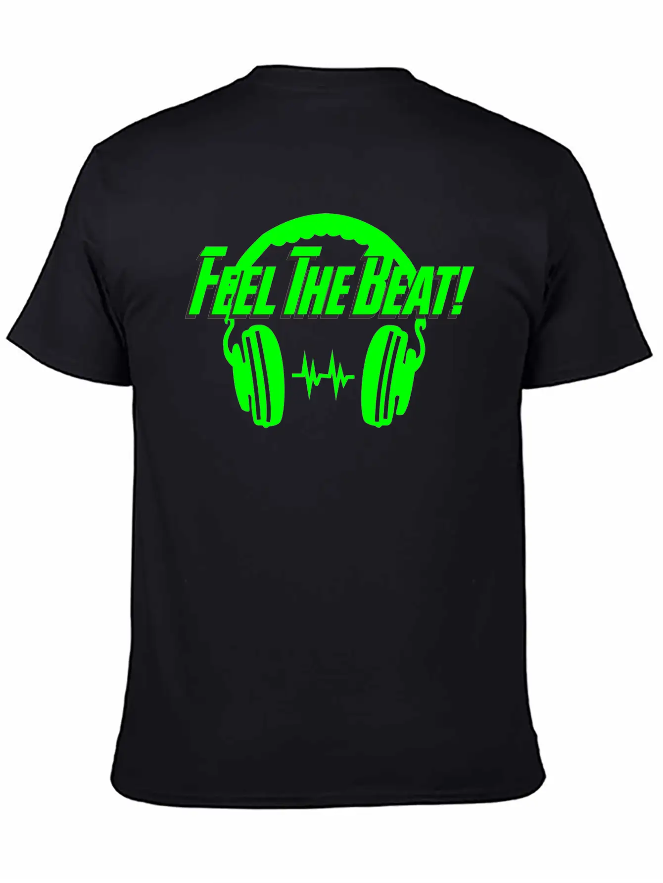 Feel The Beat Unisex Casual T-Shirt – Clean Design For Daily Comfort