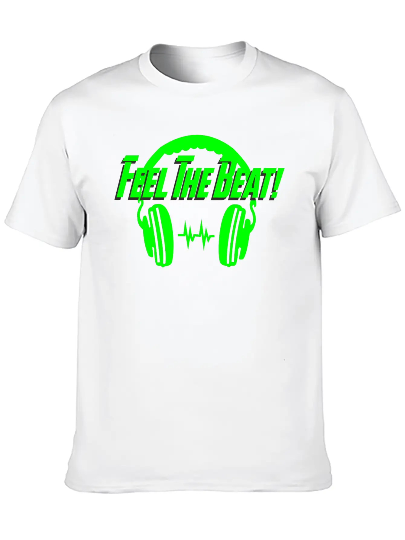 Feel The Beat Unisex Casual T-Shirt – Clean Design For Daily Comfort