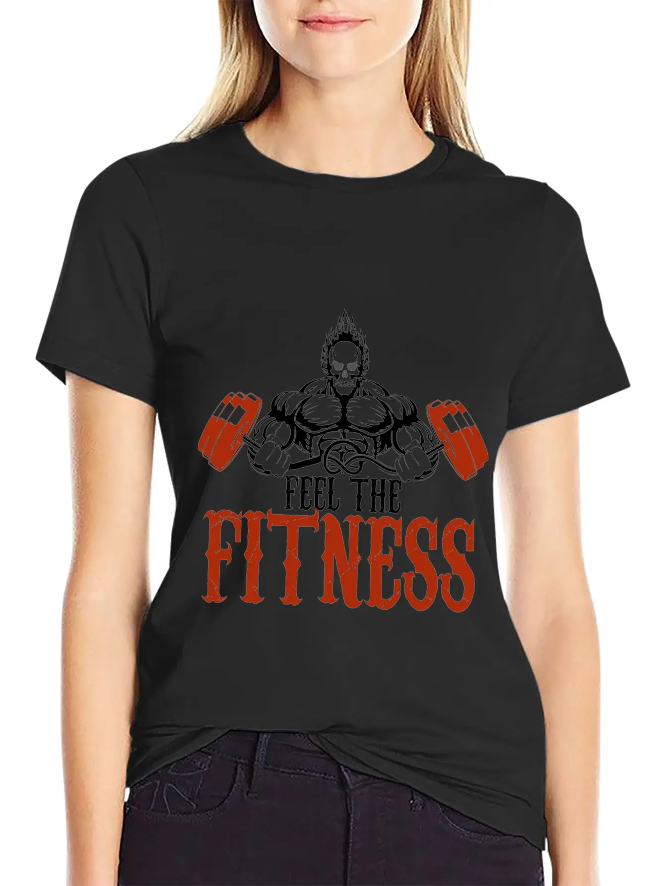 Feel The Fitness Stylish Everyday T-Shirt – Unisex Basic Cotton Tee