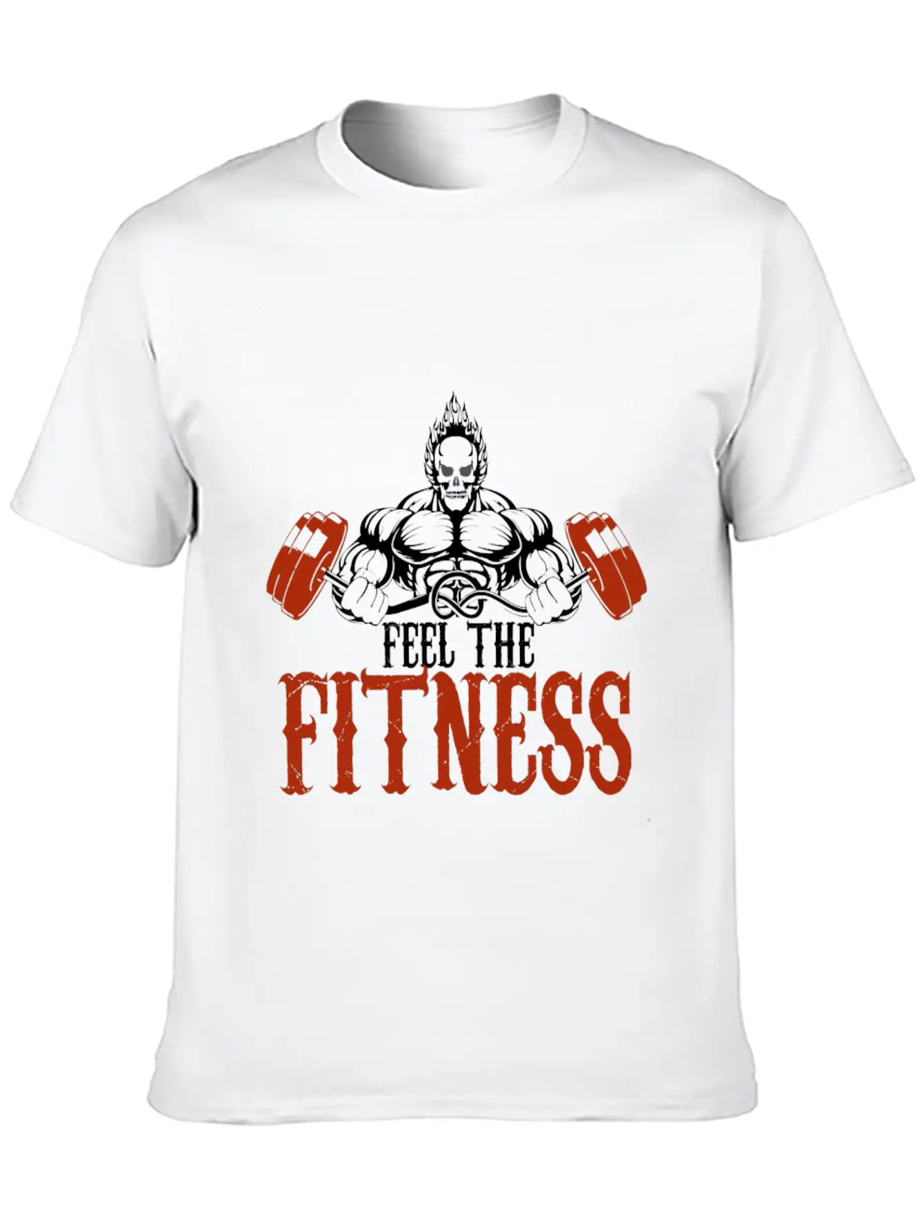 Feel The Fitness Stylish Everyday T-Shirt – Unisex Basic Cotton Tee