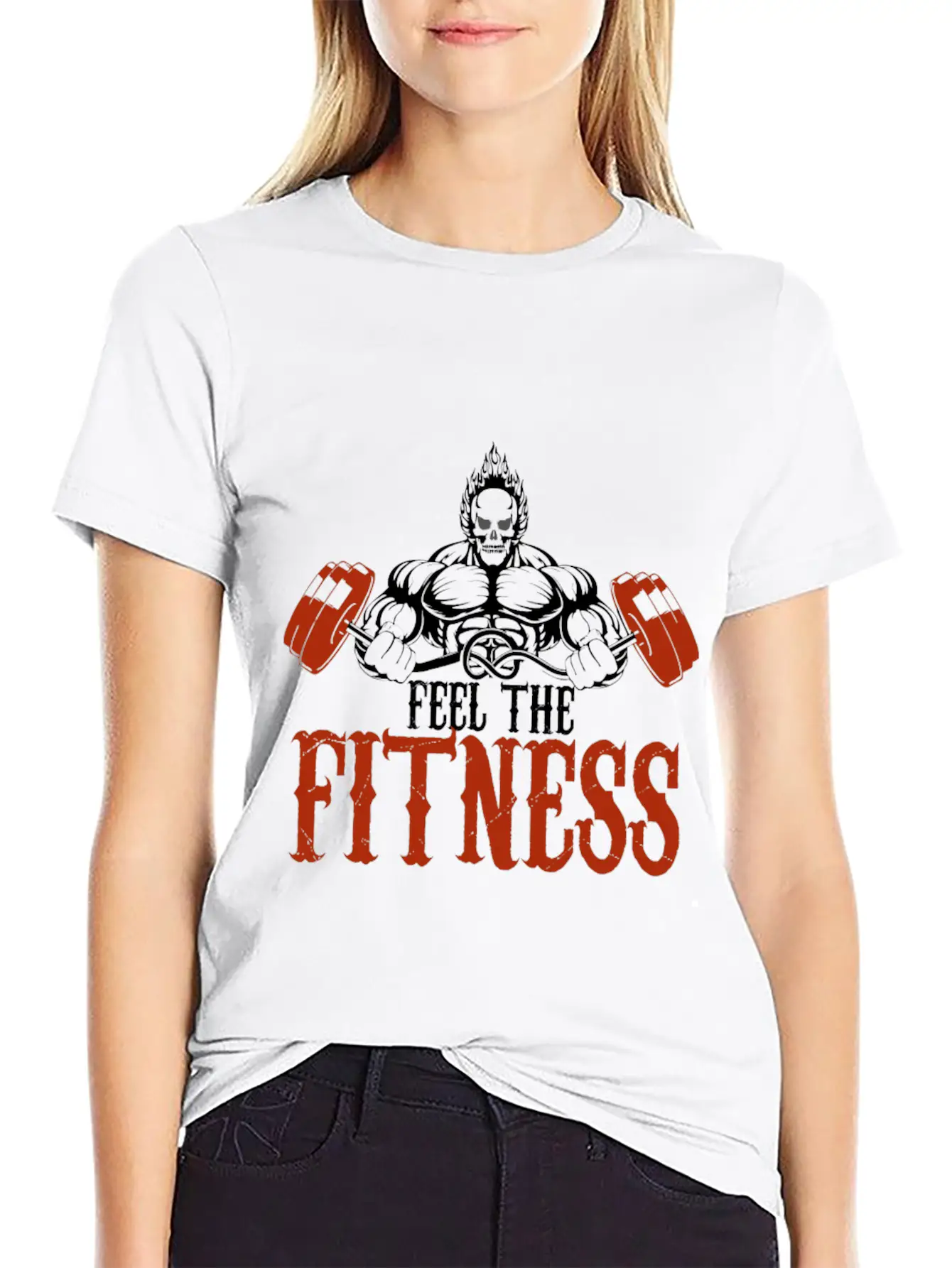 Feel The Fitness Stylish Everyday T-Shirt – Unisex Basic Cotton Tee