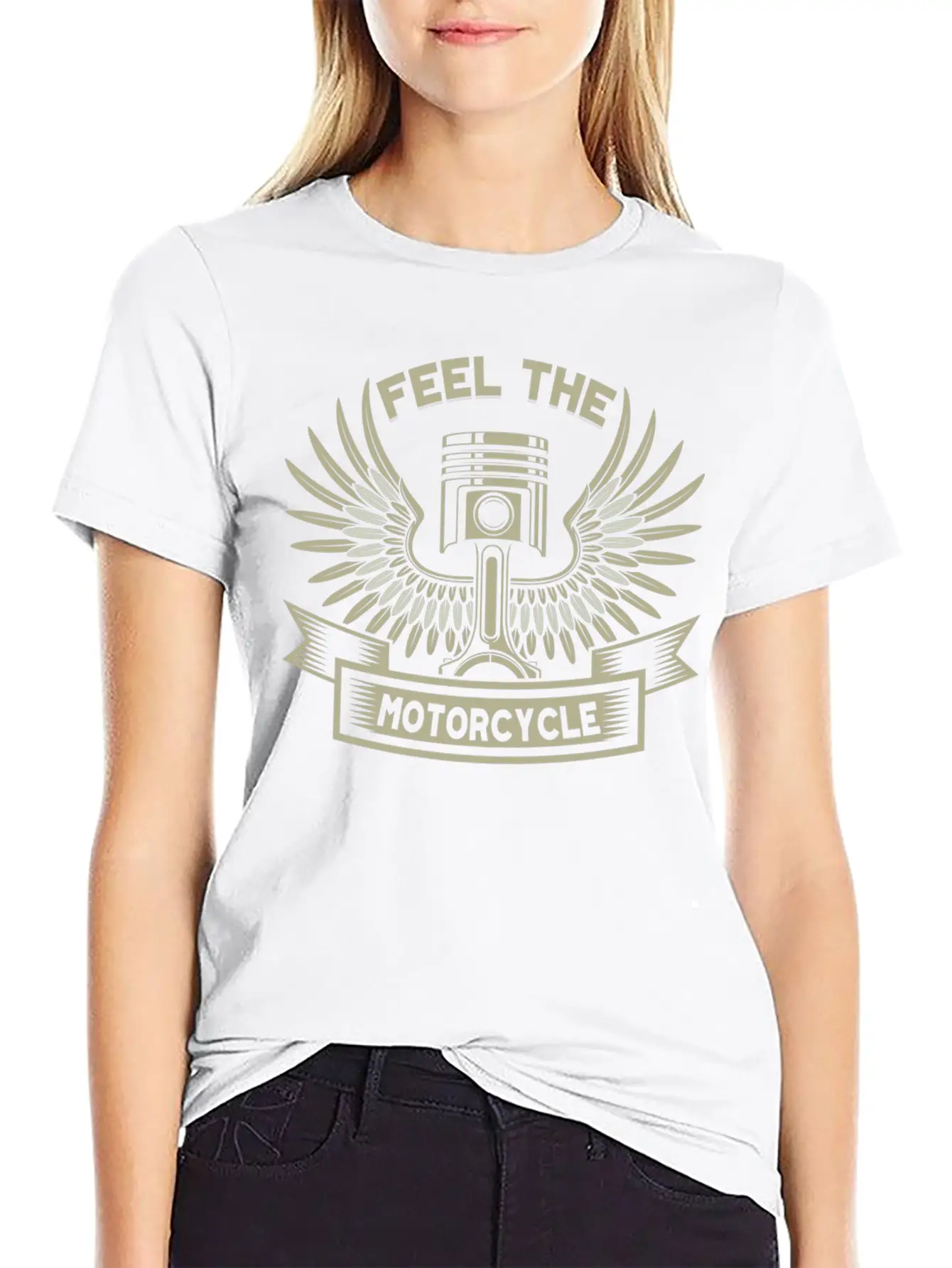 Feel The Motorcycle Basic Graphic T-Shirt – Daily Comfort In Soft Cotton