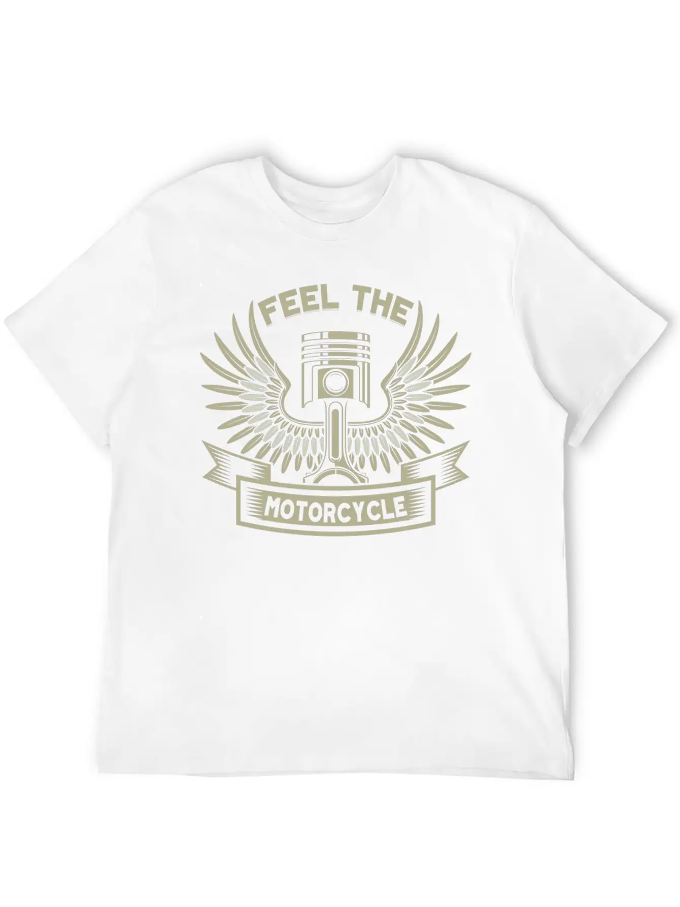 Feel The Motorcycle Basic Graphic T-Shirt – Daily Comfort In Soft Cotton