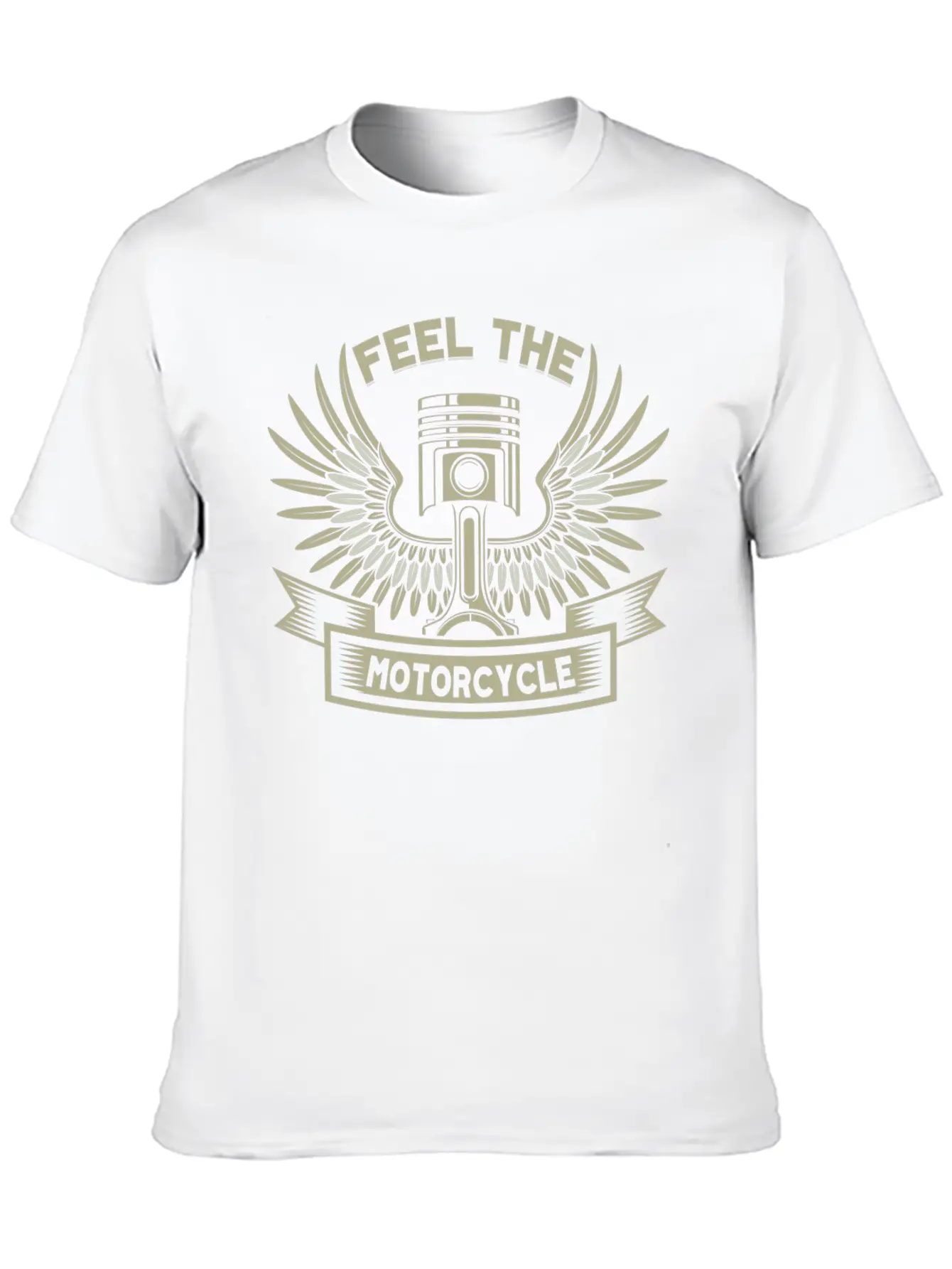 Feel The Motorcycle Basic Graphic T-Shirt – Daily Comfort In Soft Cotton
