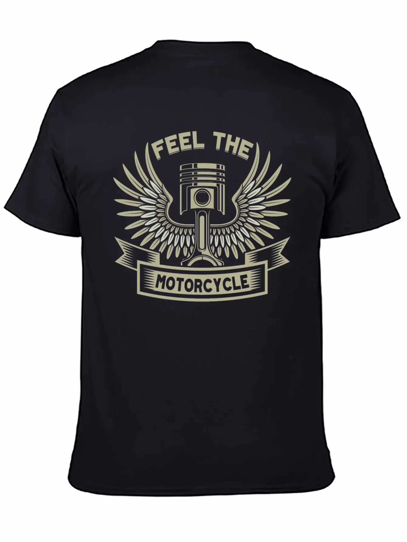 Feel The Motorcycle Basic Graphic T-Shirt – Daily Comfort In Soft Cotton