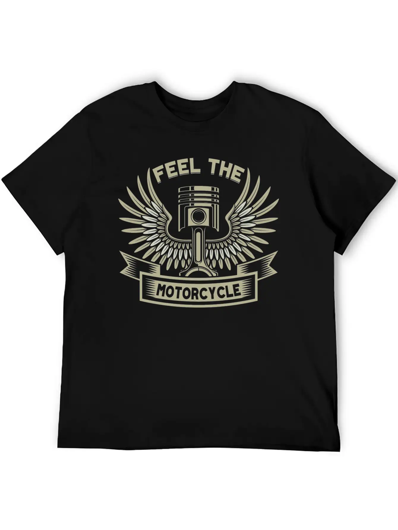 Feel The Motorcycle Basic Graphic T-Shirt – Daily Comfort In Soft Cotton