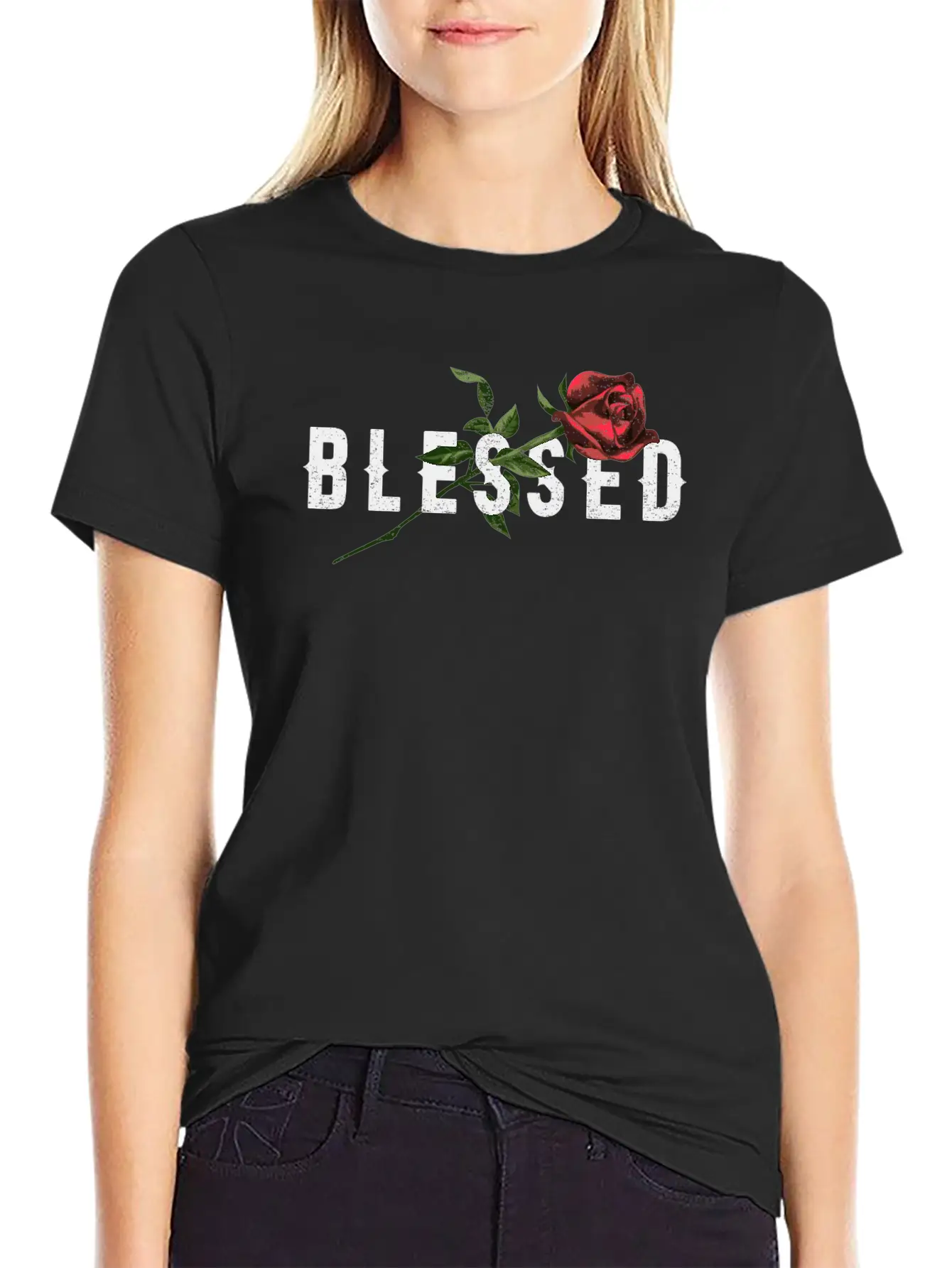 Feeling Blessed Unisex Short Sleeve Soft Cotton T-Shirt – Casual Everyday Wear