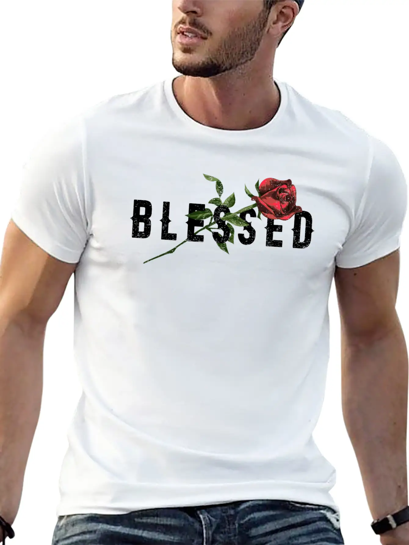 Feeling Blessed Unisex Short Sleeve Soft Cotton T-Shirt – Casual Everyday Wear