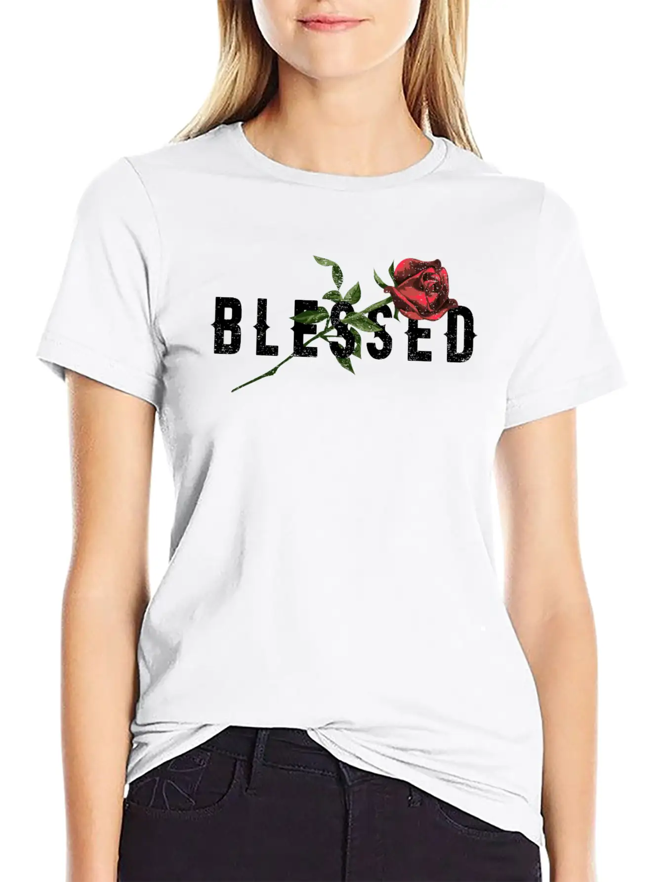 Feeling Blessed Unisex Short Sleeve Soft Cotton T-Shirt – Casual Everyday Wear
