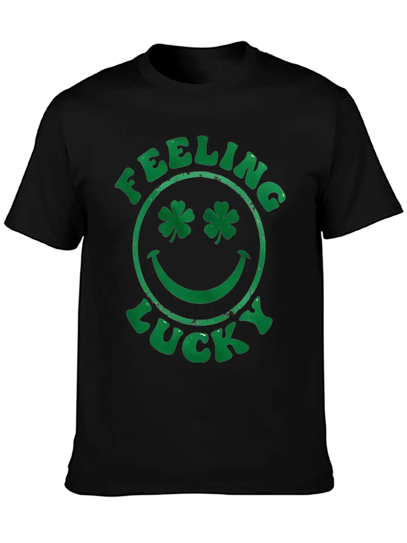 Feeling Lucky Unisex Short Sleeve Soft Cotton T-Shirt – Casual Everyday Wear