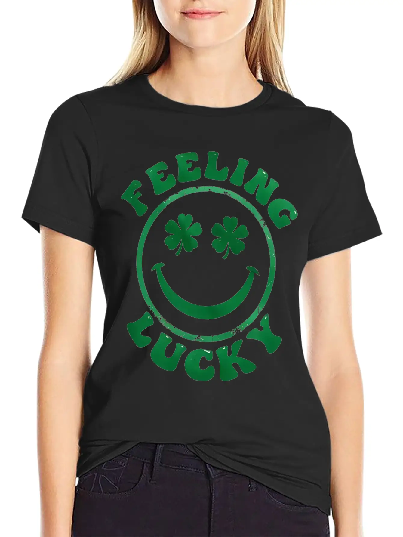 Feeling Lucky Unisex Short Sleeve Soft Cotton T-Shirt – Casual Everyday Wear