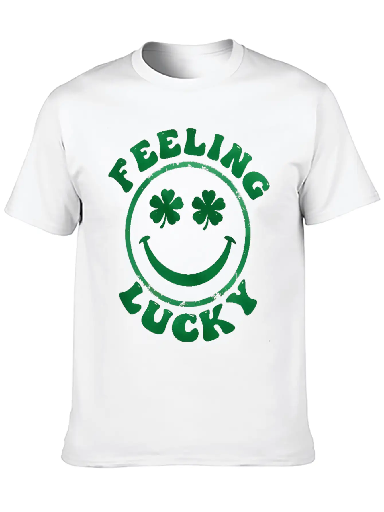 Feeling Lucky Unisex Short Sleeve Soft Cotton T-Shirt – Casual Everyday Wear