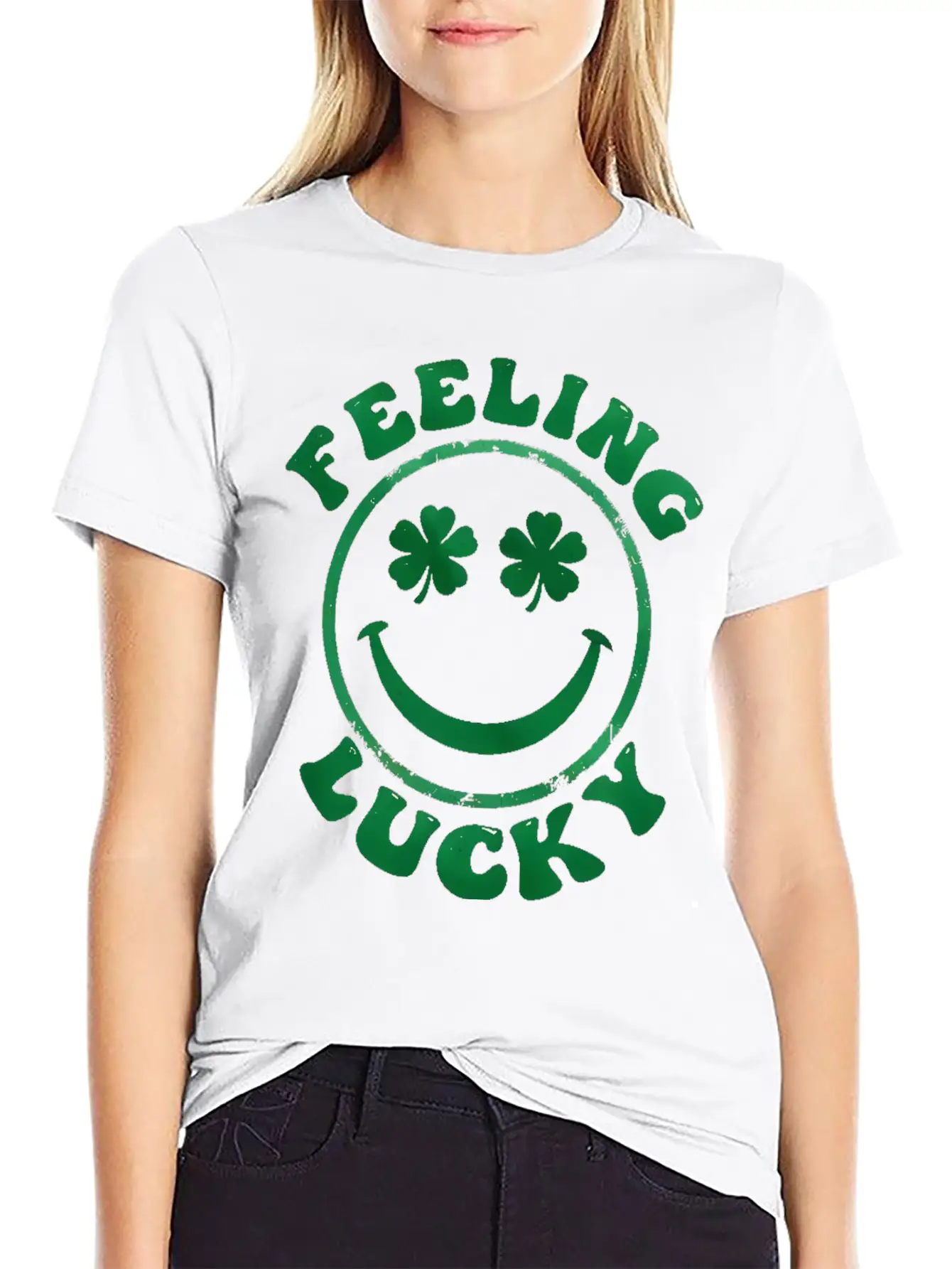 Feeling Lucky Unisex Short Sleeve Soft Cotton T-Shirt – Casual Everyday Wear